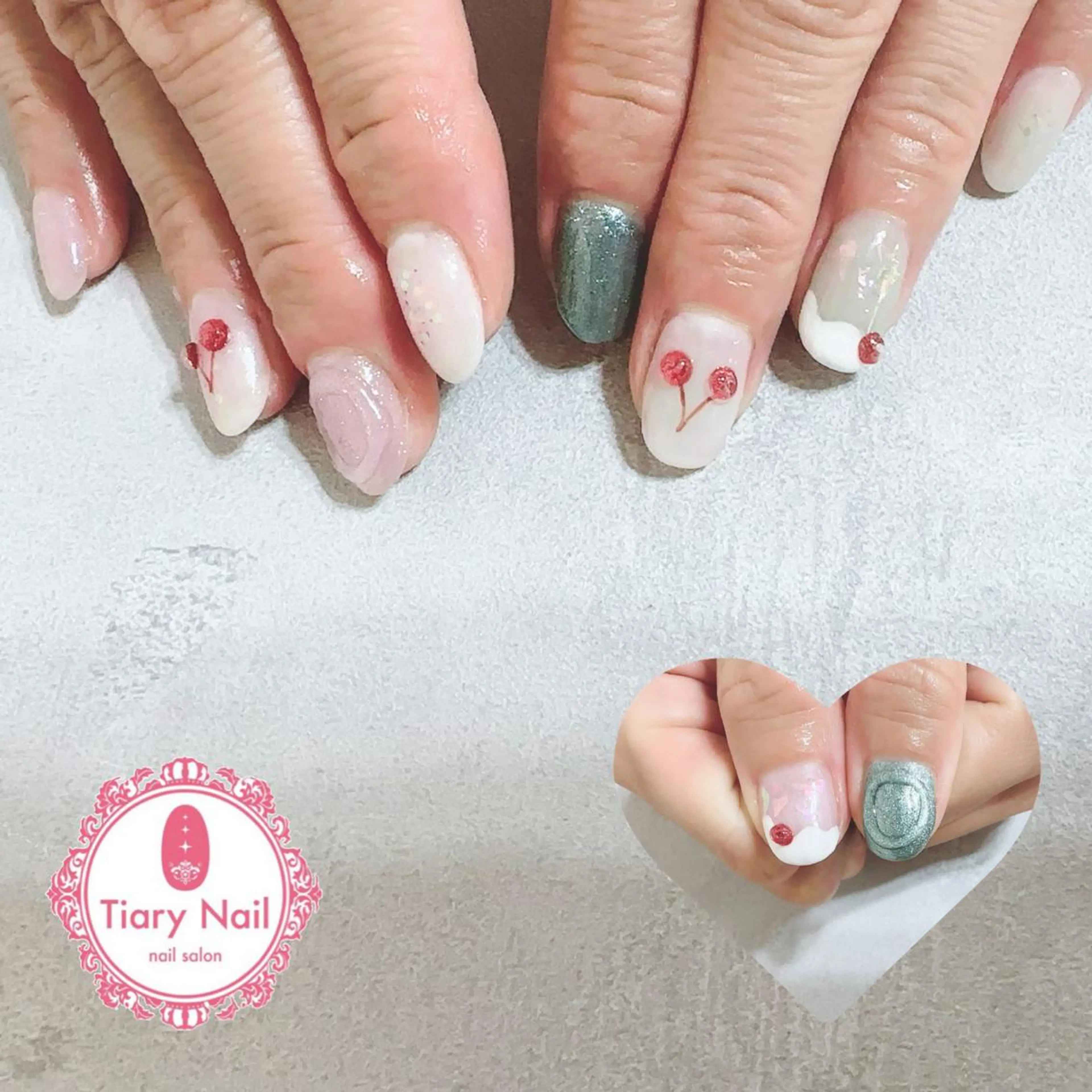 ネイル tiarynail K K🐼のネイルデザイン