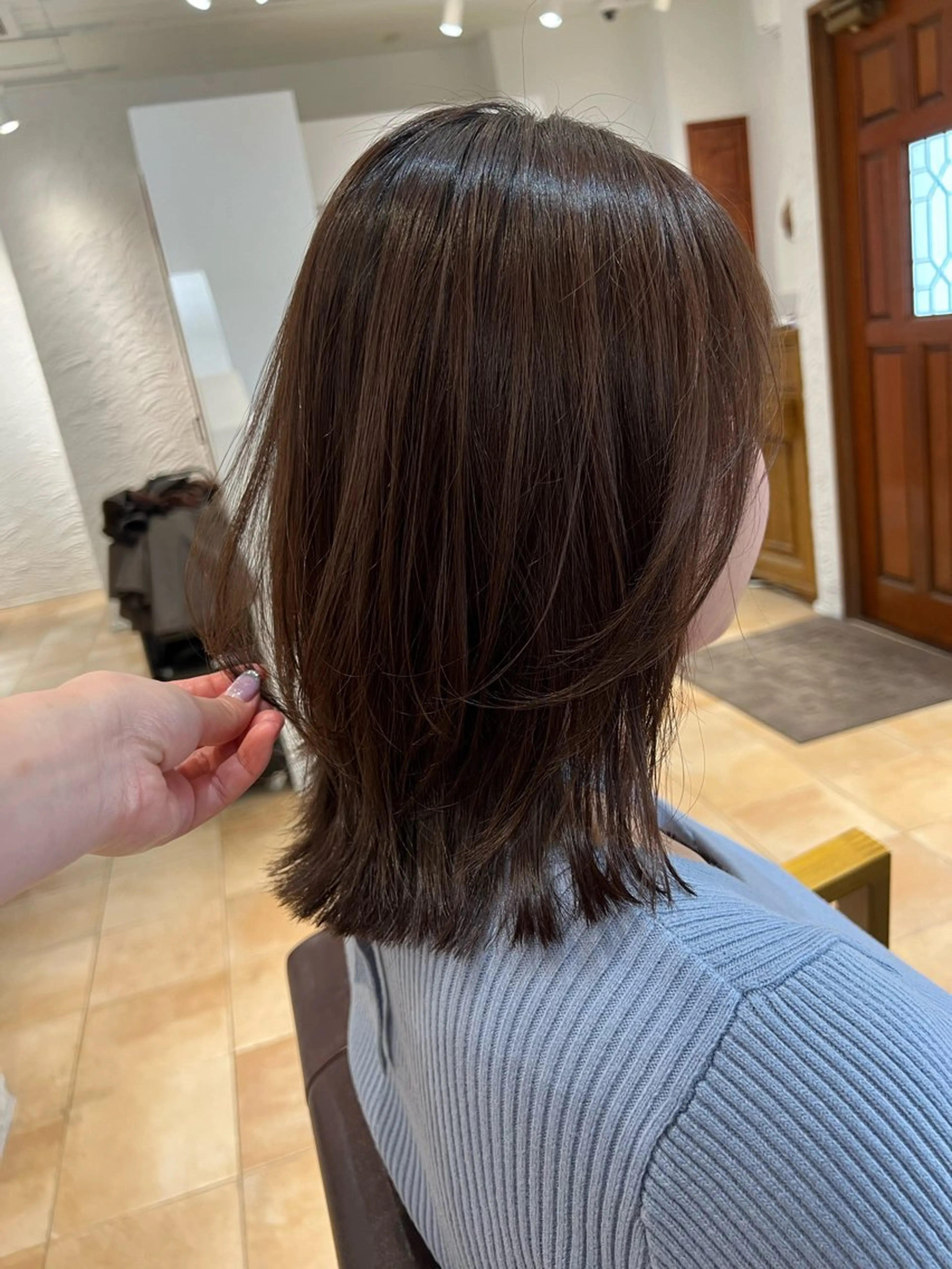 ミディアム カラー 🥀韓国ヘア🥀 宮津真菜のヘアスタイル