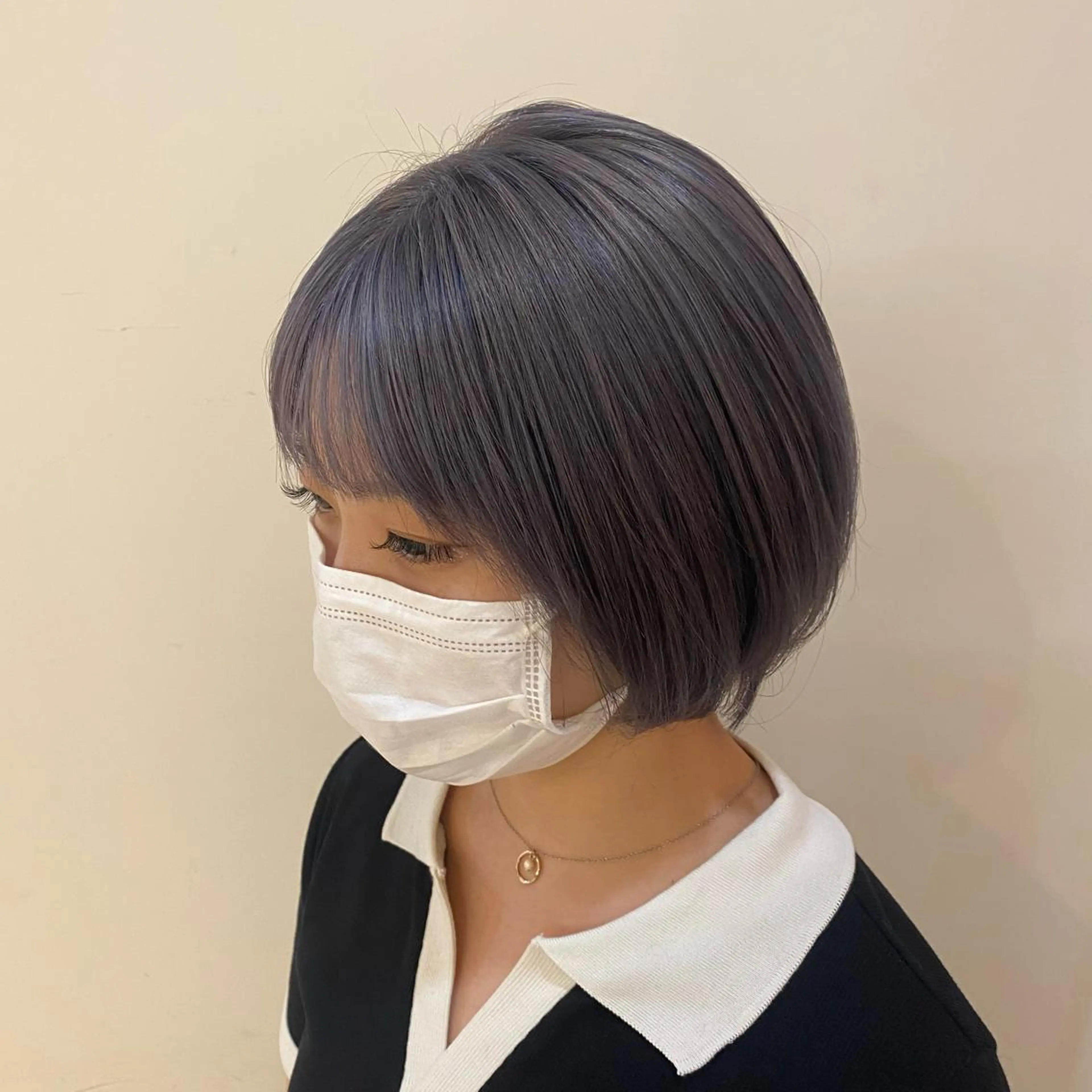 ショート 長嶋美奈/ 韓国風レイヤーカットのマツエク・マツパデザイン