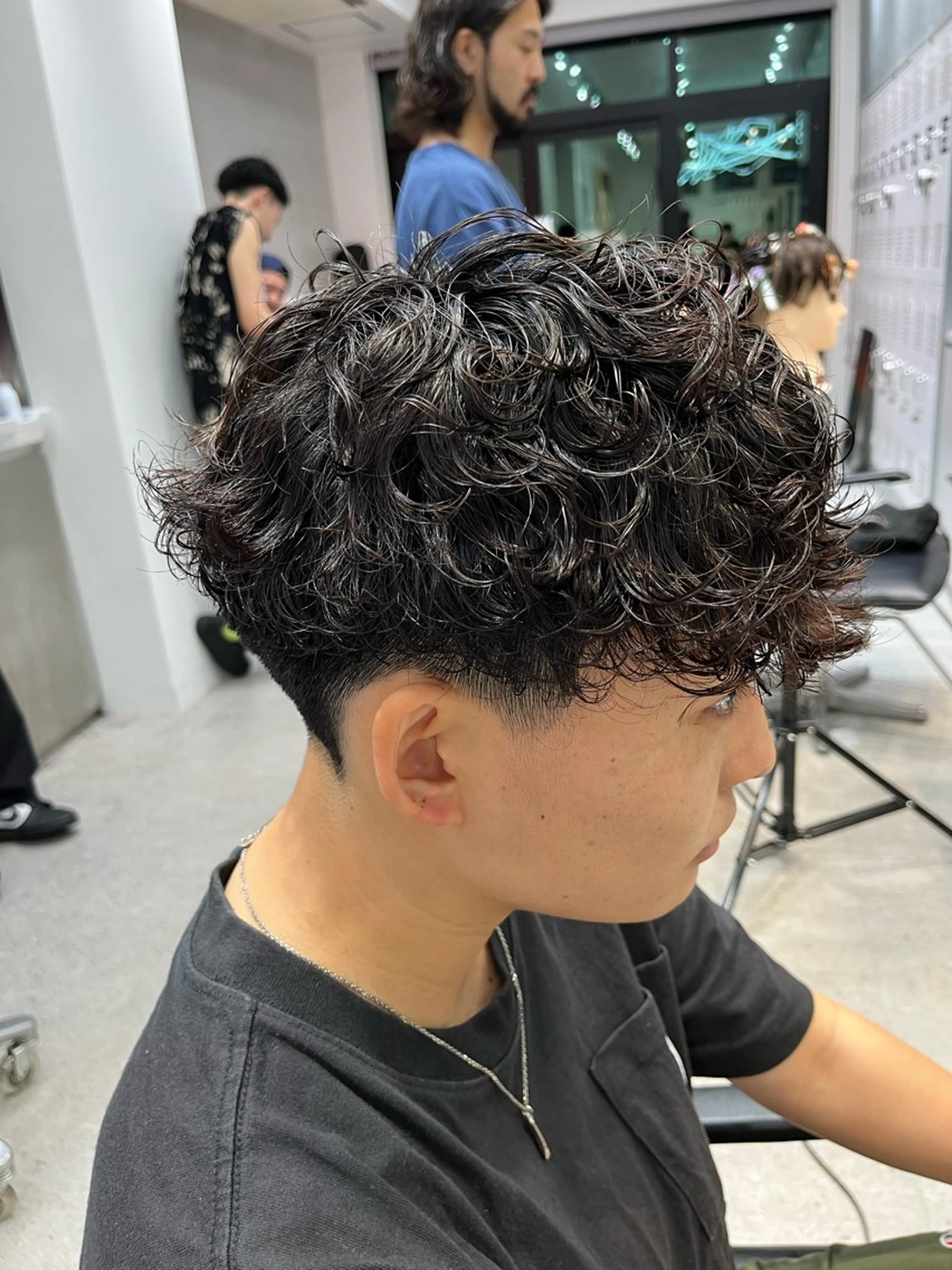 ショート パーマ ショートヘア カット パーマ メンズスタイル特化 /fifthりっくんのヘアスタイル