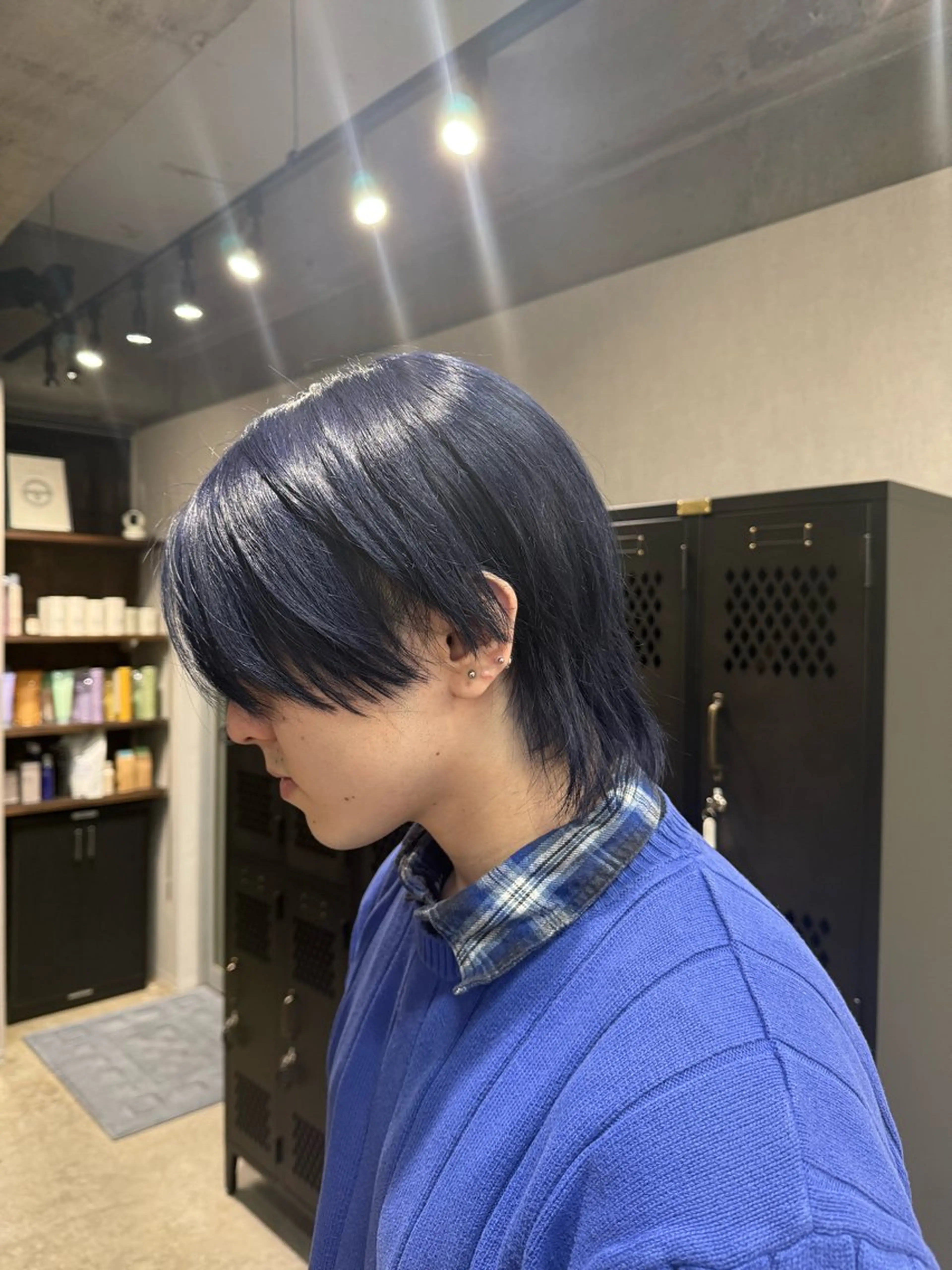 カラー ブルーカラー ヘアカラー ルシ🎨/ハイトーン デザイン/髪質改善のヘアスタイル