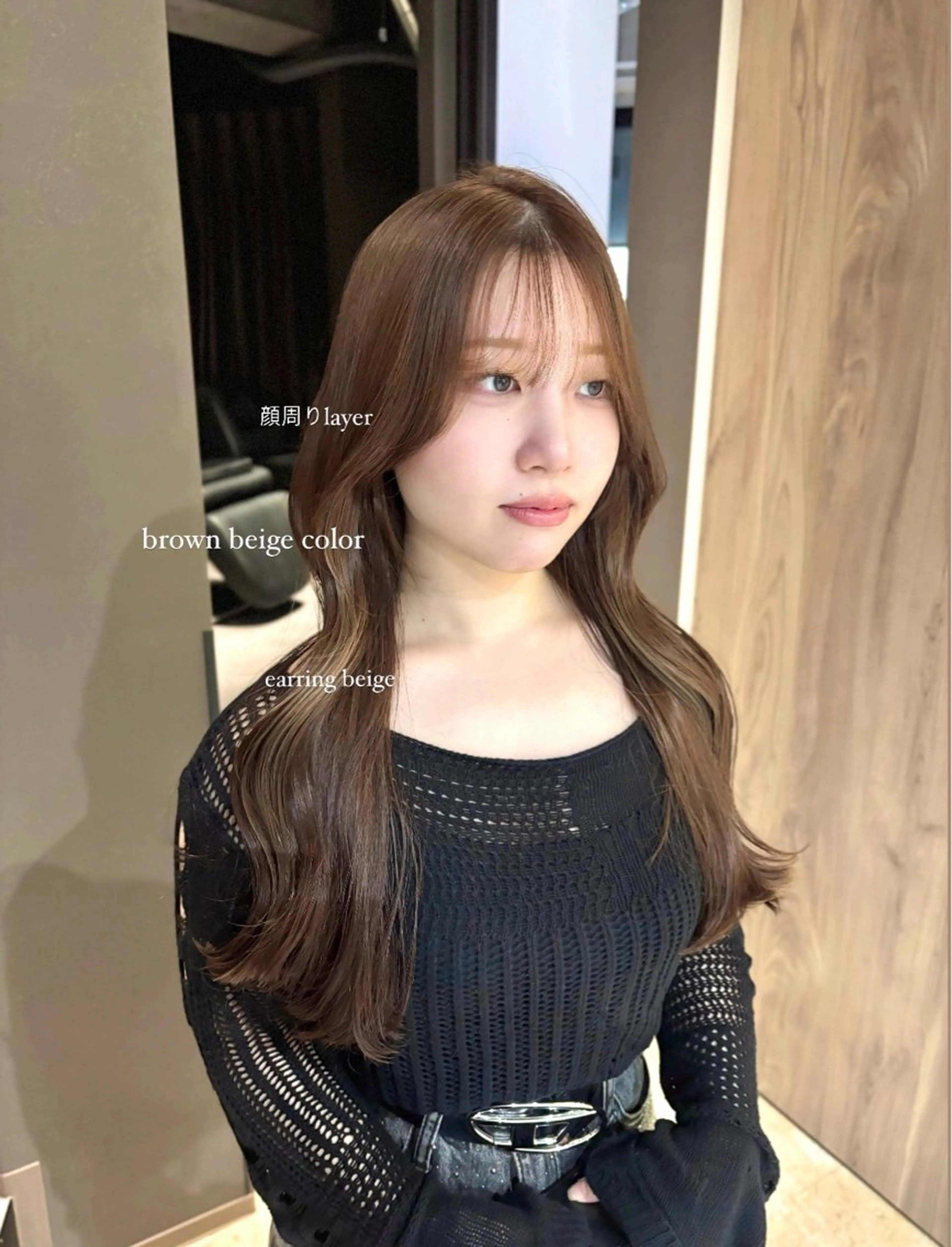 ロング カラー 透明感カラー・レイヤ ー🎀amika🎀のヘアスタイル