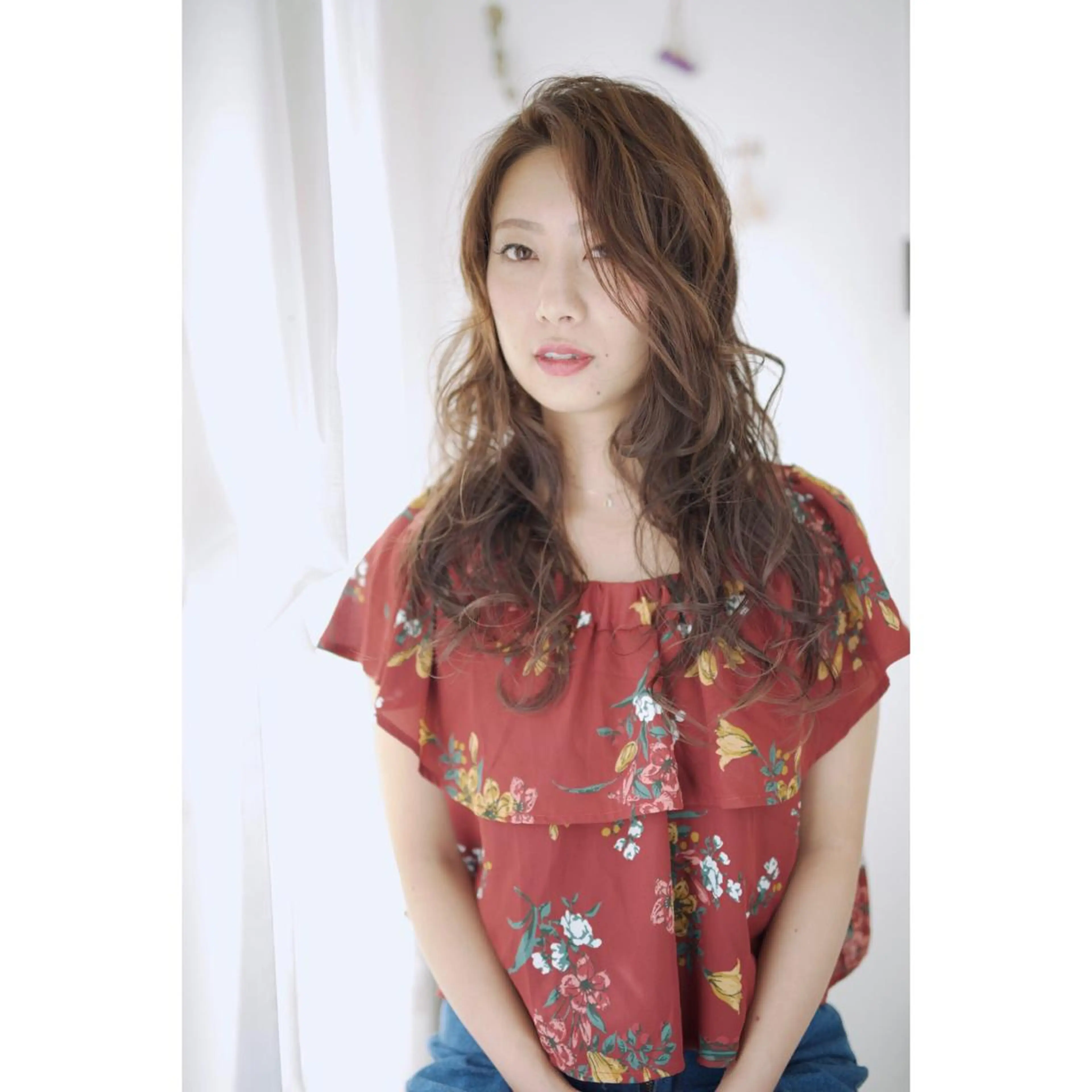 ロング カラー fio マナミのヘアスタイル