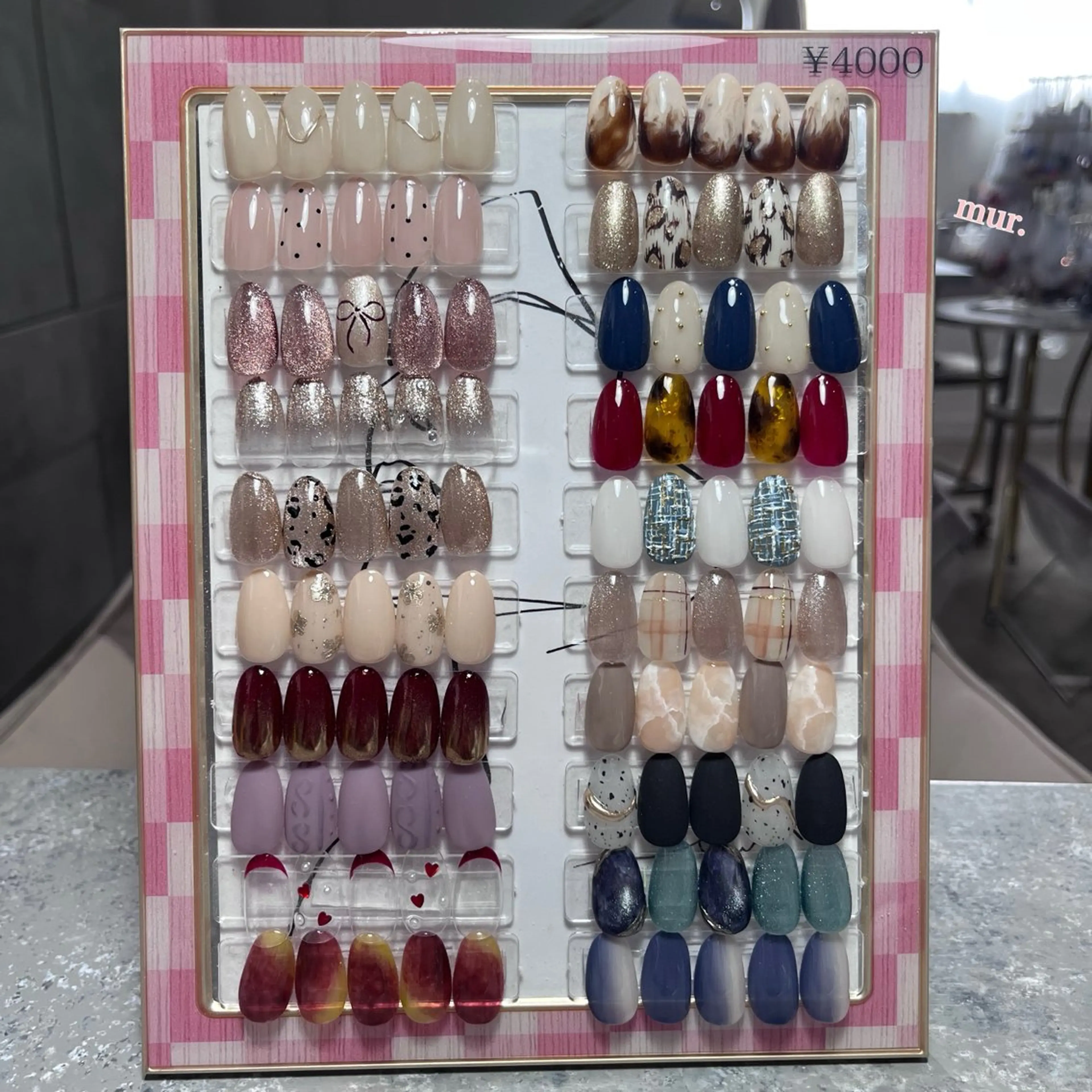 ネイル 冬ネイル ハンドネイル nailsalon mur.のネイルデザイン
