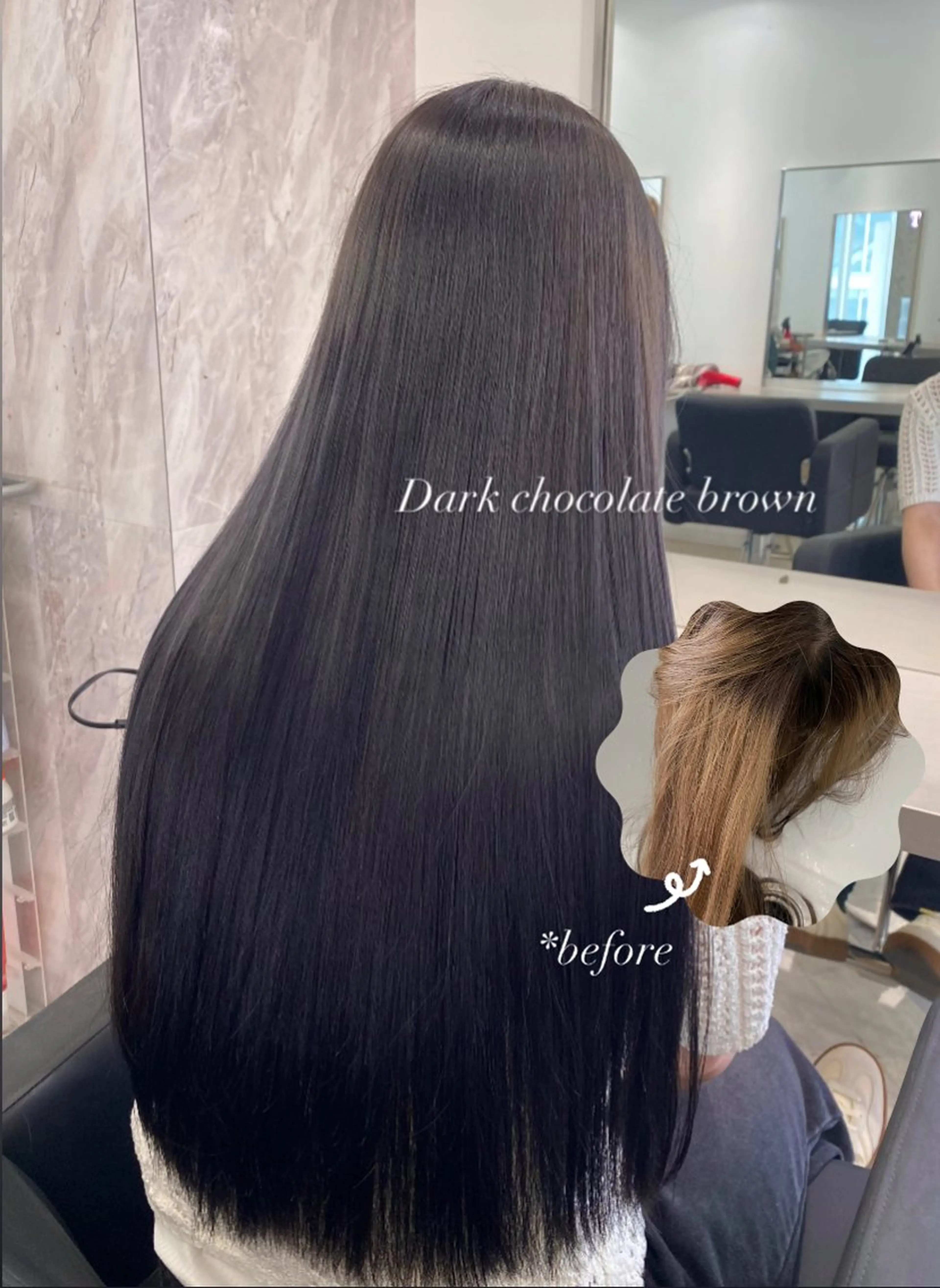 カラー ブラウンカラー 透明感カラー towa / EIGHTのヘアスタイル