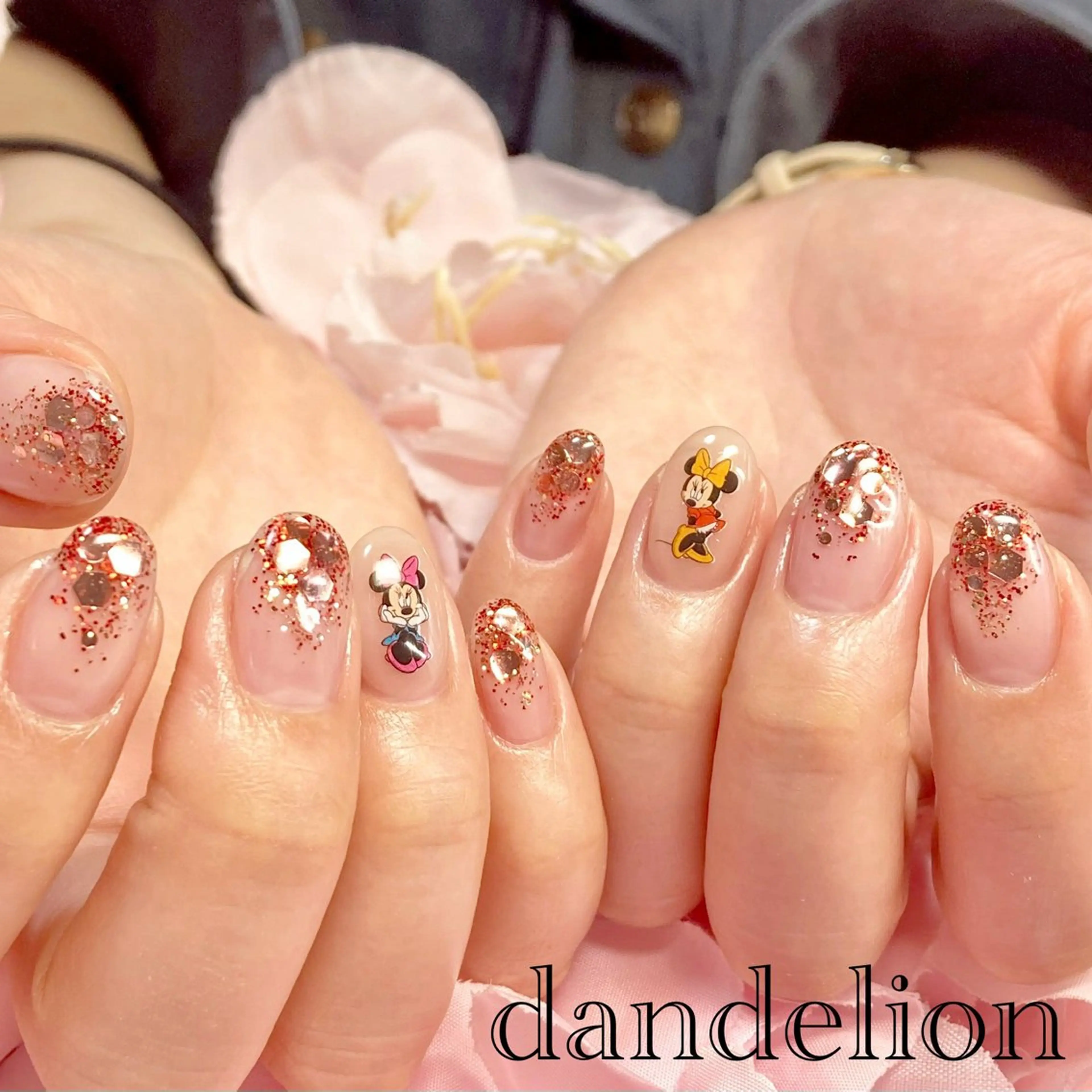 ネイル ハンドネイル ハンドケア dandelion ダンデライオンのネイルデザイン