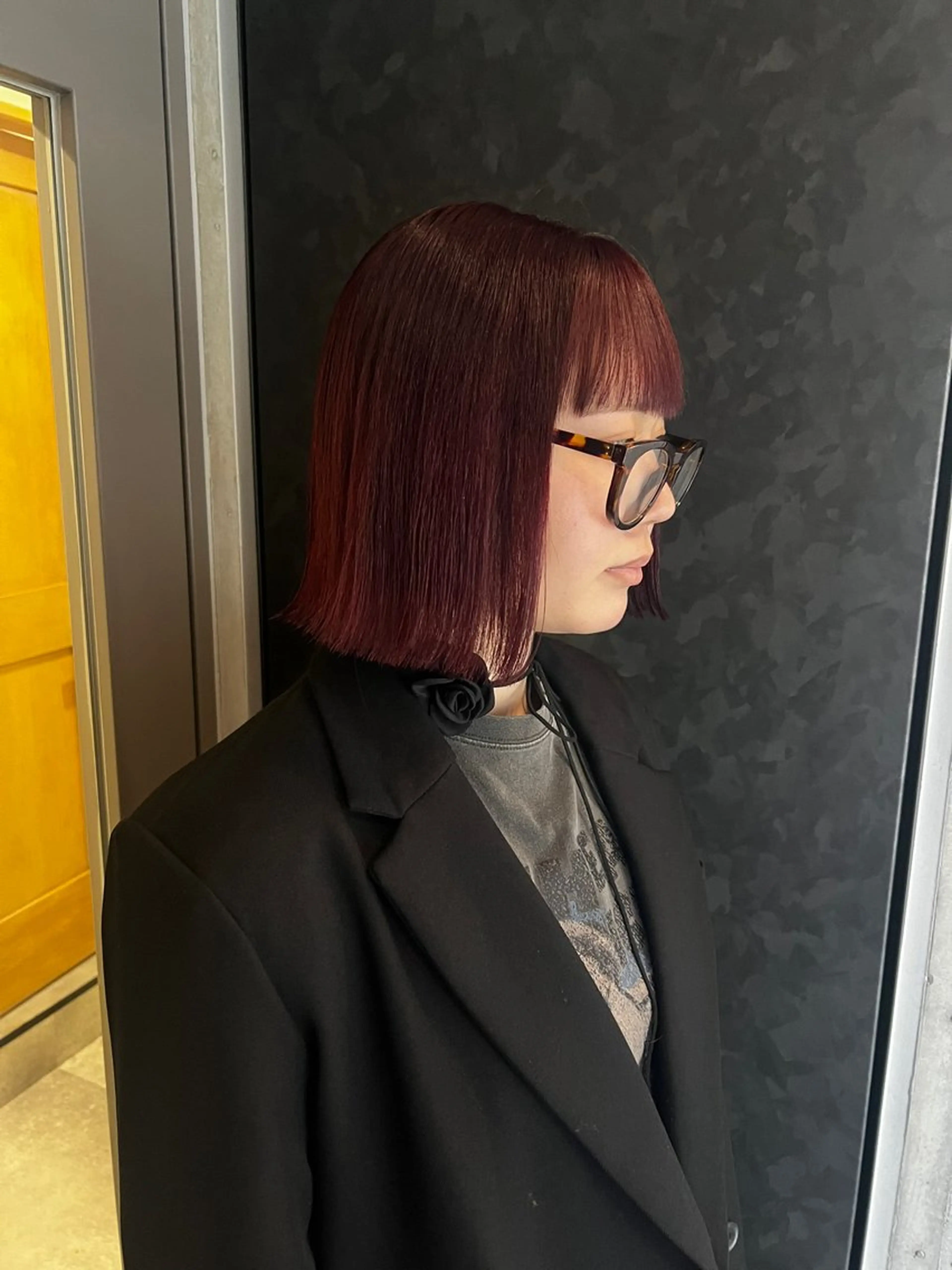 カラー 透明感/血色カラー/ 似合せレイヤー/ゆいのヘアスタイル