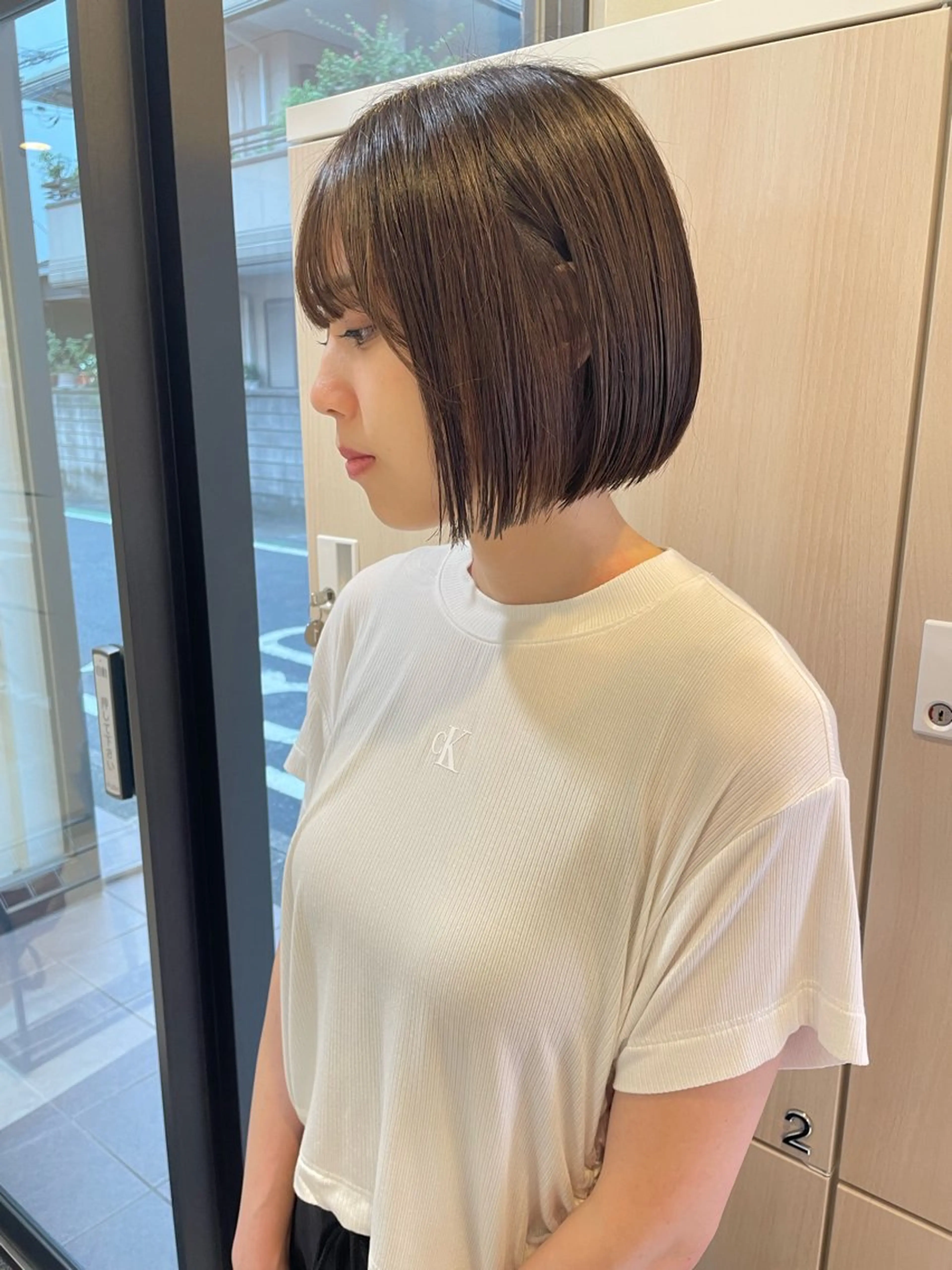 ショート アッシュ アッシュブラウン ボブ カット ヘアカラー 【ボブ/個室サロン】 癒し空間mimuraのヘアスタイル