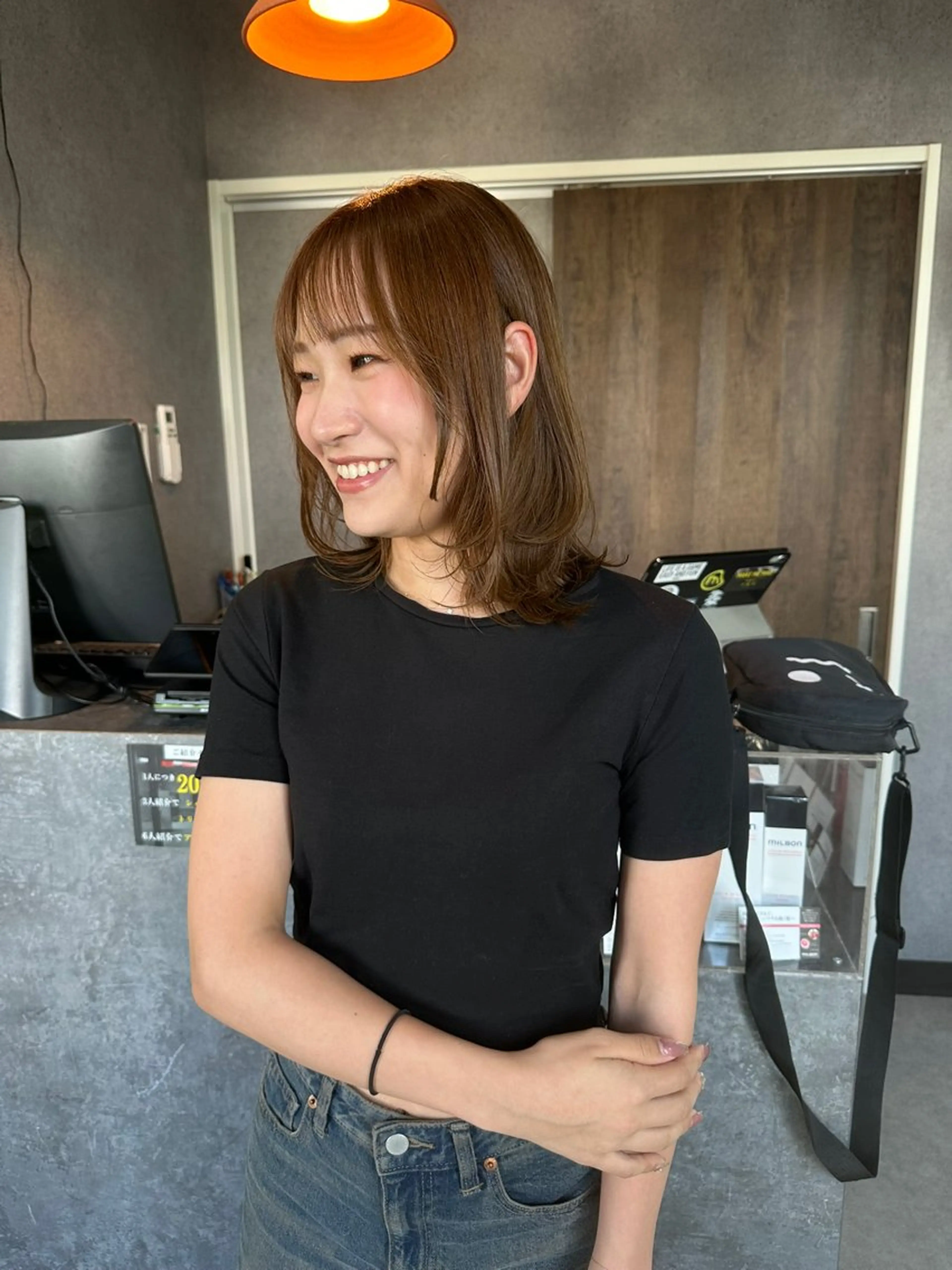 【平日限定】似合わせカット+ブリーチなし透明感カラー、トリートメント✨の写真