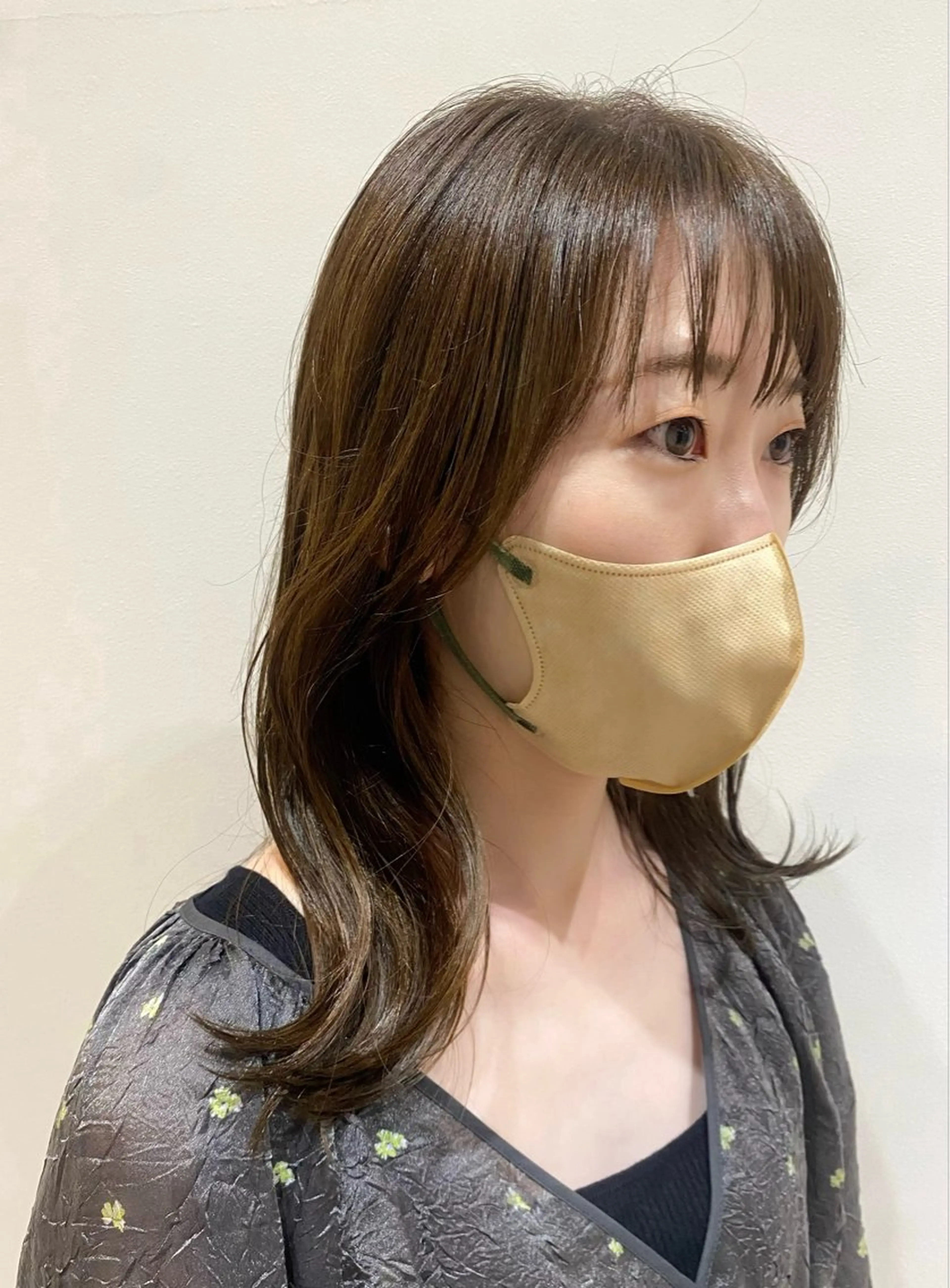 セミロング カラー アディクシーカラー ボブ くびれヘア 外ハネヘア カット ヘアカラー トリートメント ♡オシャ髪♡AI ✂️newi町田のヘアスタイル