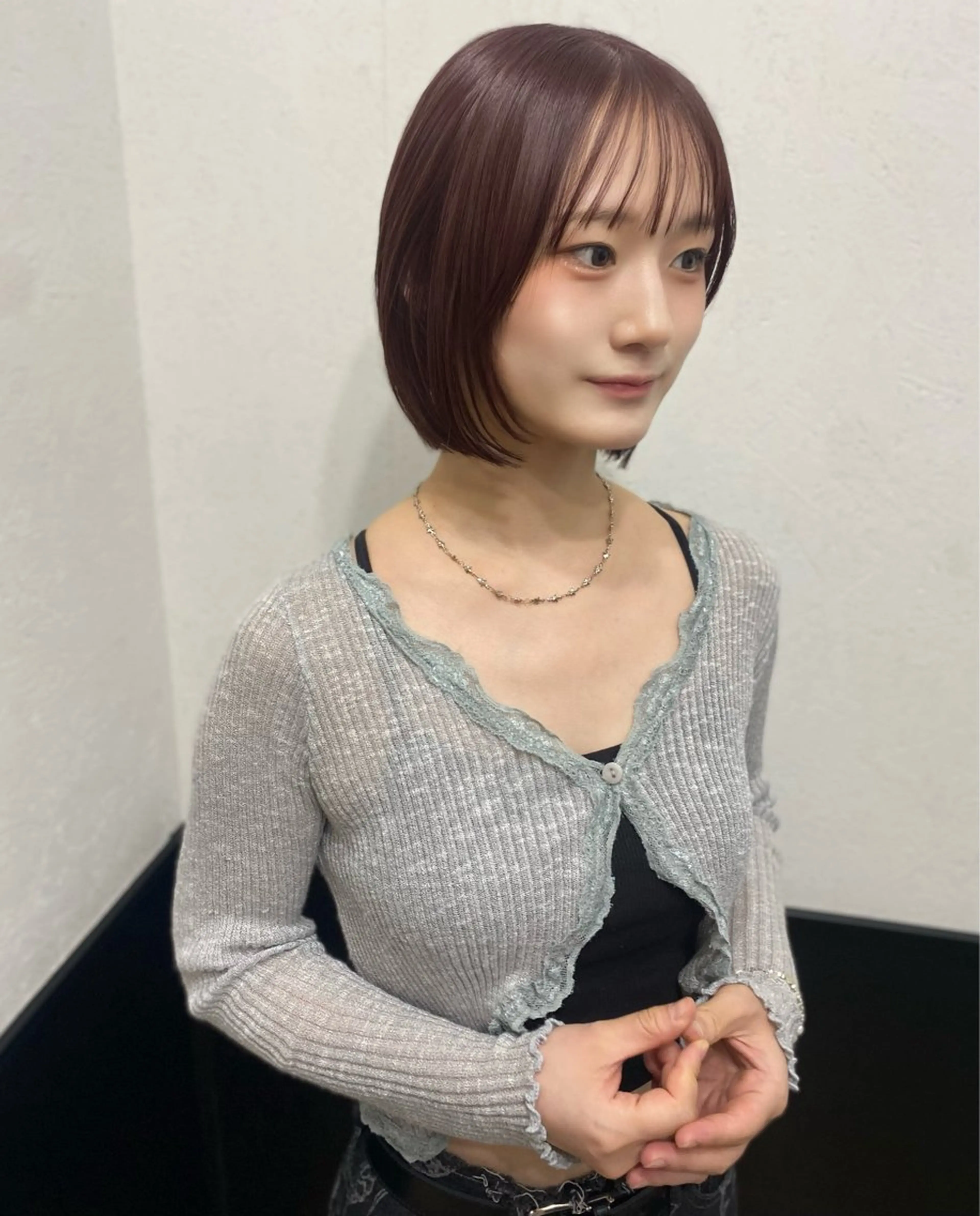 ショート 渋谷🖤 艶髪🖤透明感カラーのヘアスタイル