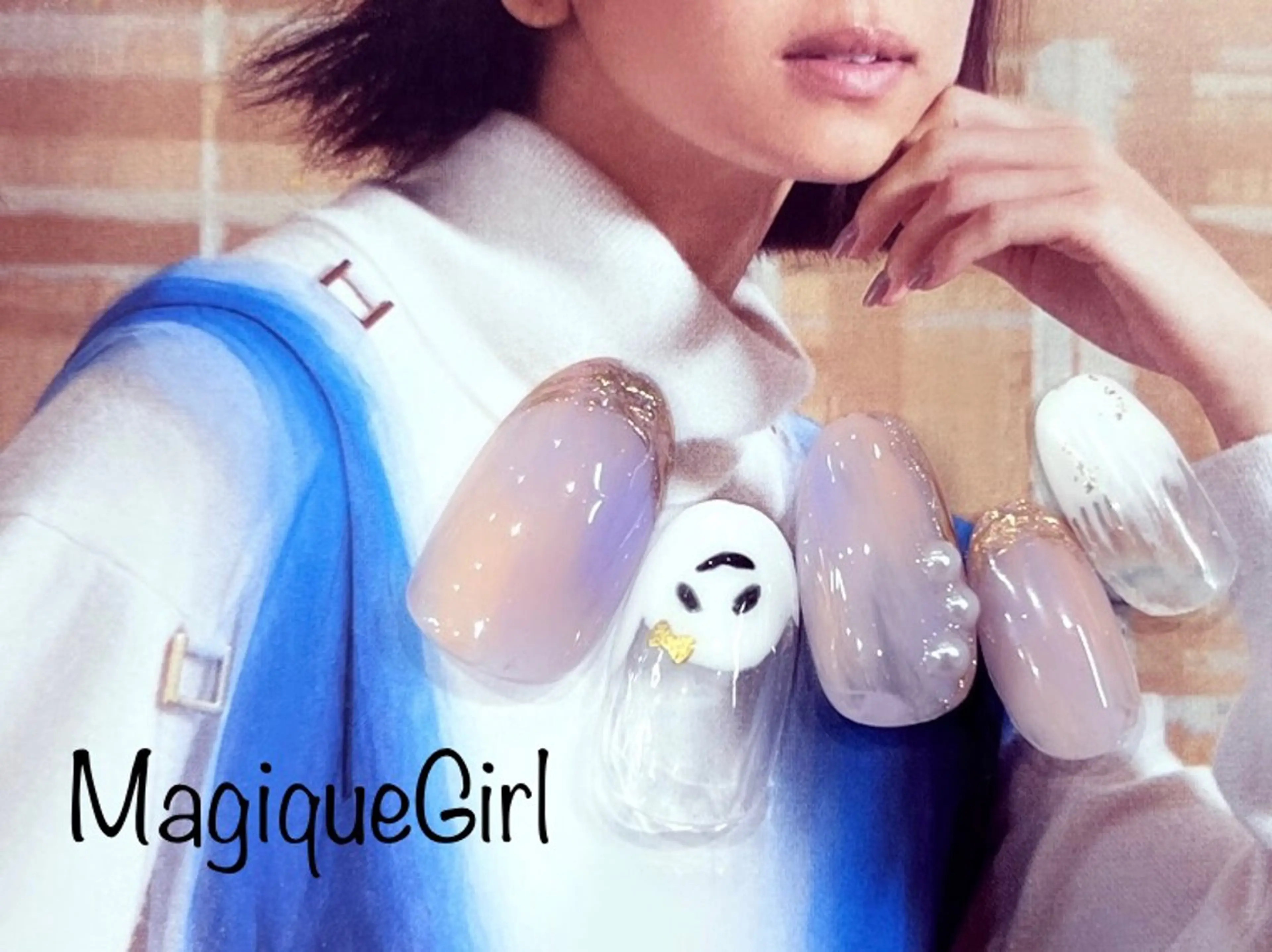 ネイル ゴージャス ハロウィン ミラーネイル オレンジ ハンドネイル 🎀Nail&Eye Salon🎀のネイルデザイン