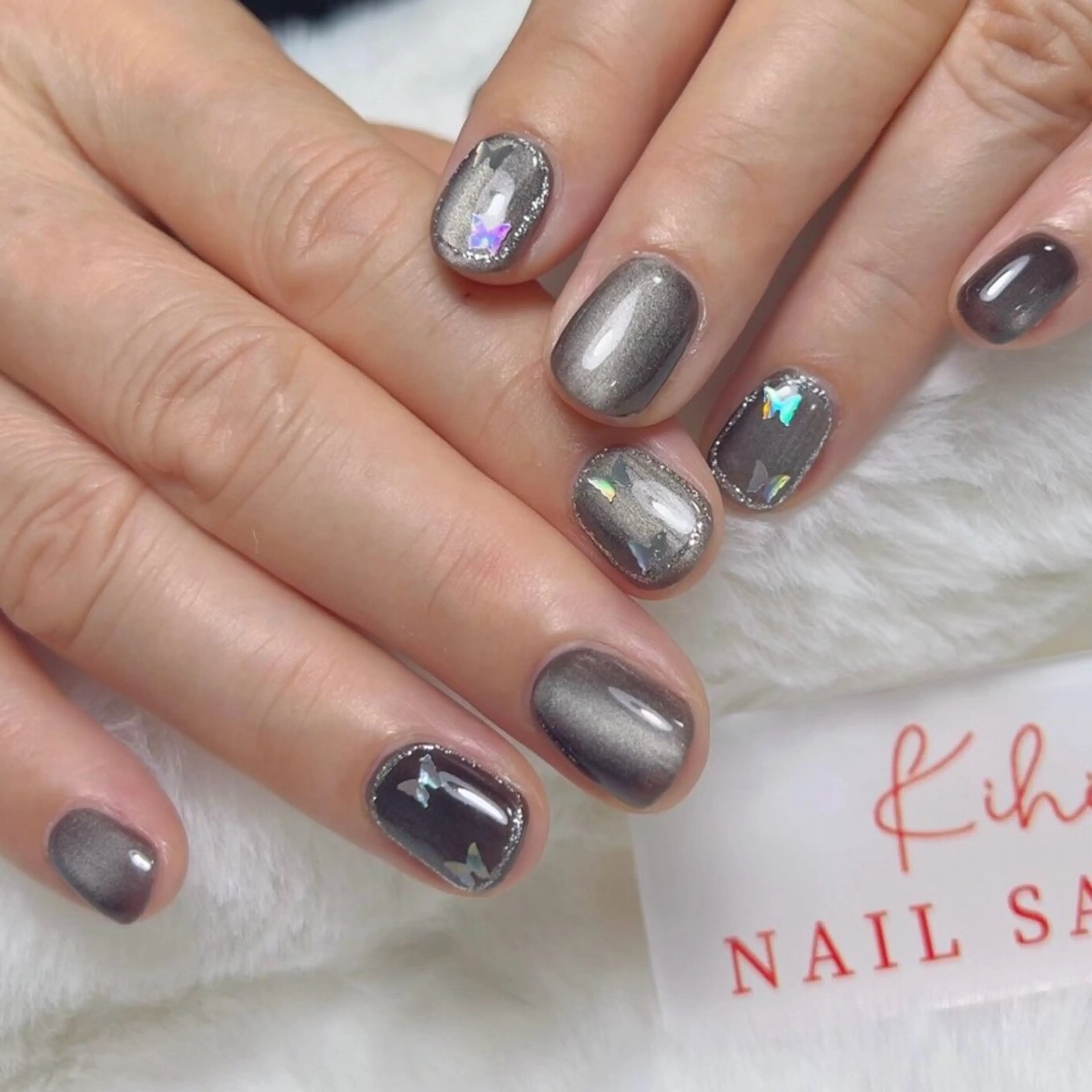 ネイル アートネイル フレンチネイル ジェルネイル グラデーション 韓国ネイル ハンドネイル 久保田 マリコのネイルデザイン