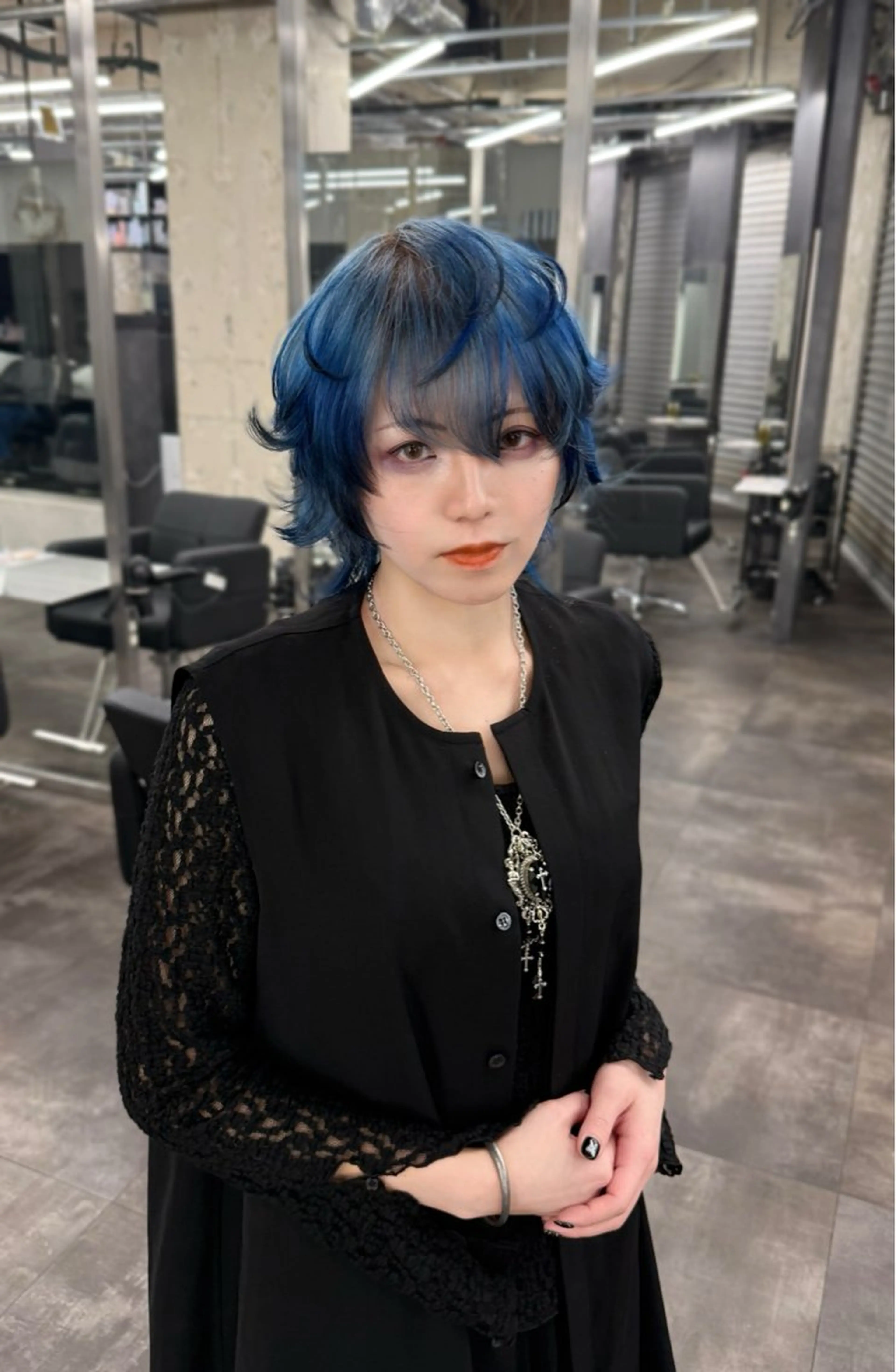 ミディアム カラー ミディアムパーマ ブリーチ 透明感カラー ハイトーンカラー 縮毛矯正 RYOTA /GARTE髪質改善のヘアスタイル