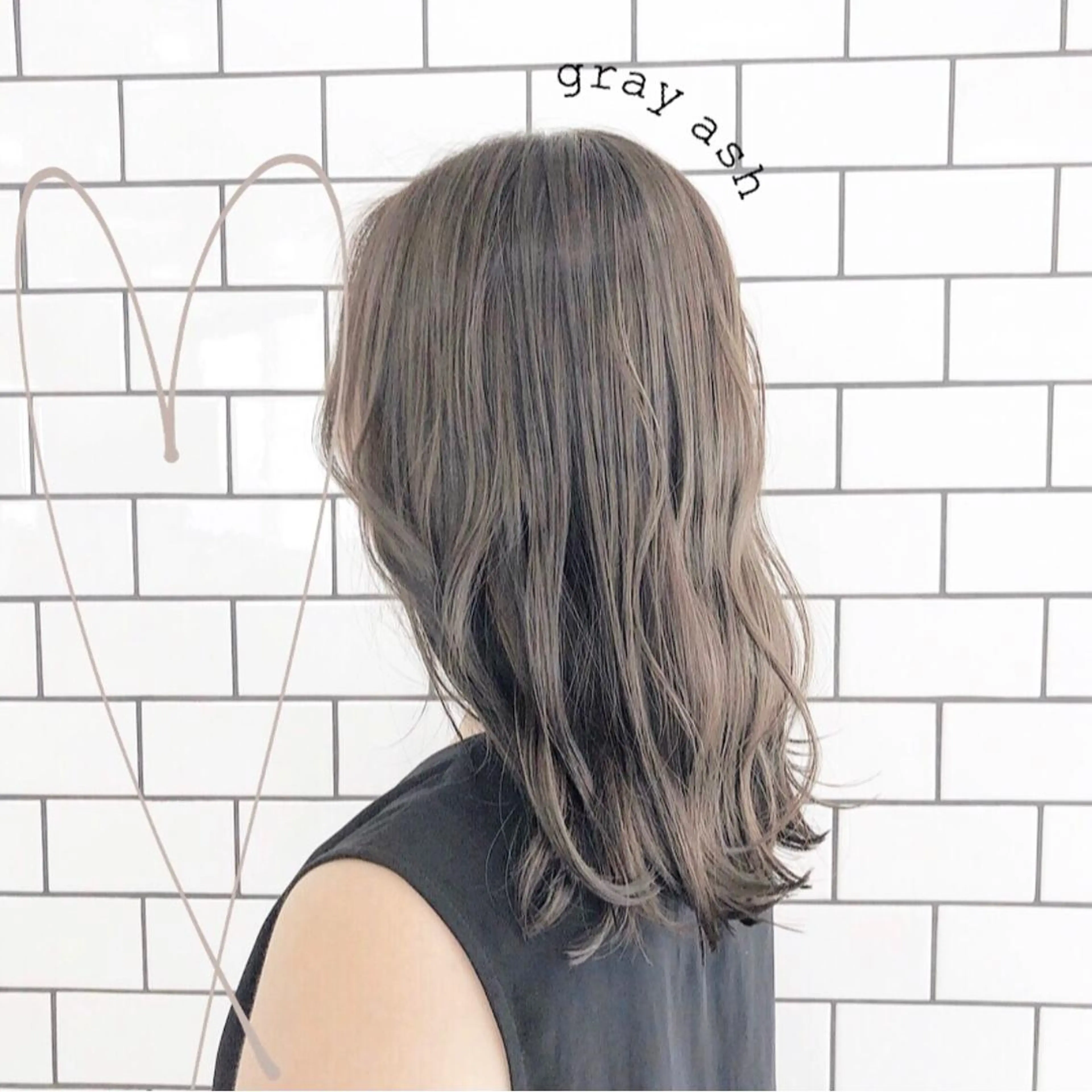 セミロング カラー お洒落パーマ/ 艶カラー/michiのヘアスタイル