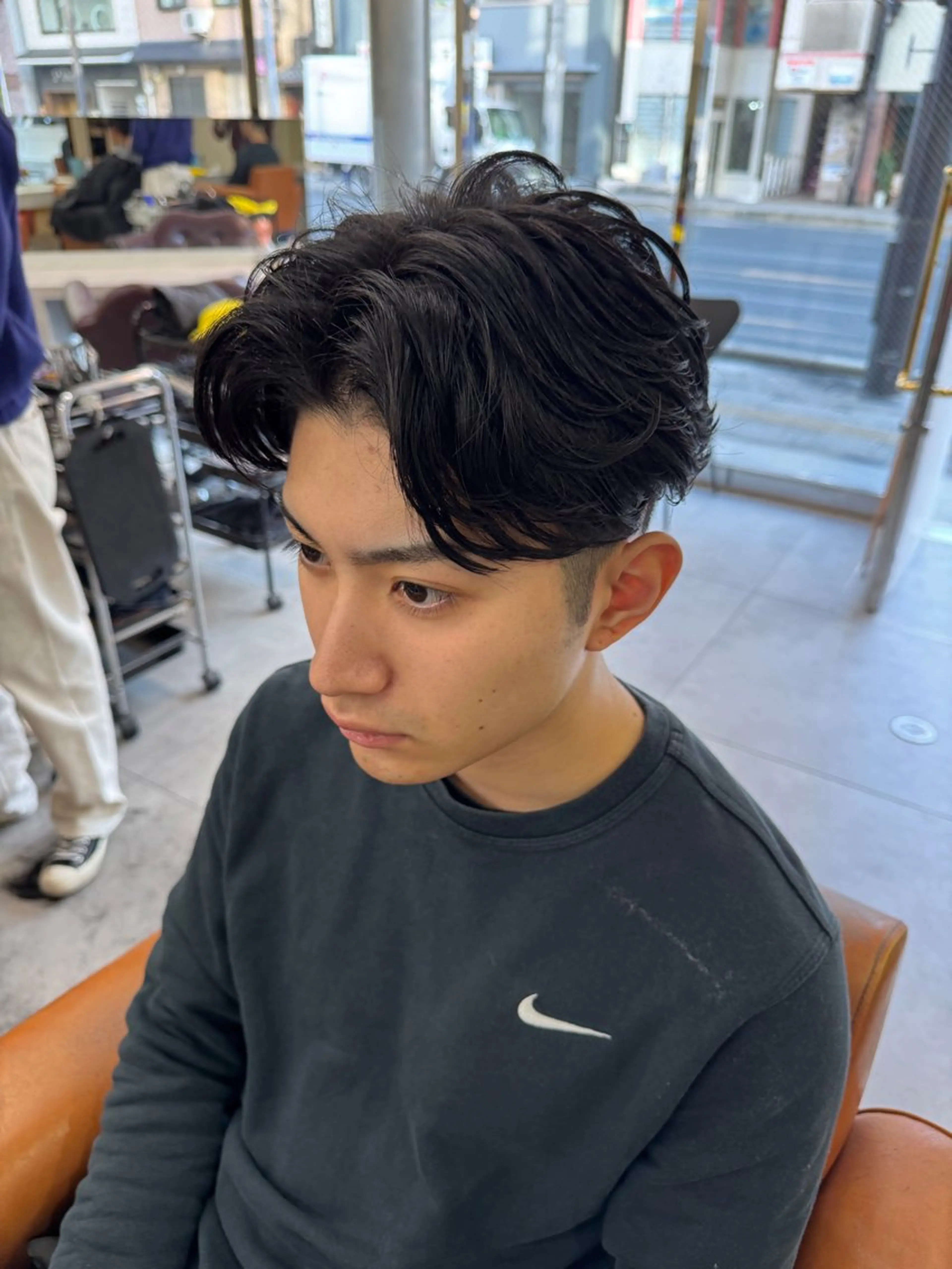 パーマ メンズ 京都駅/メンズサロン 山田司のヘアスタイル