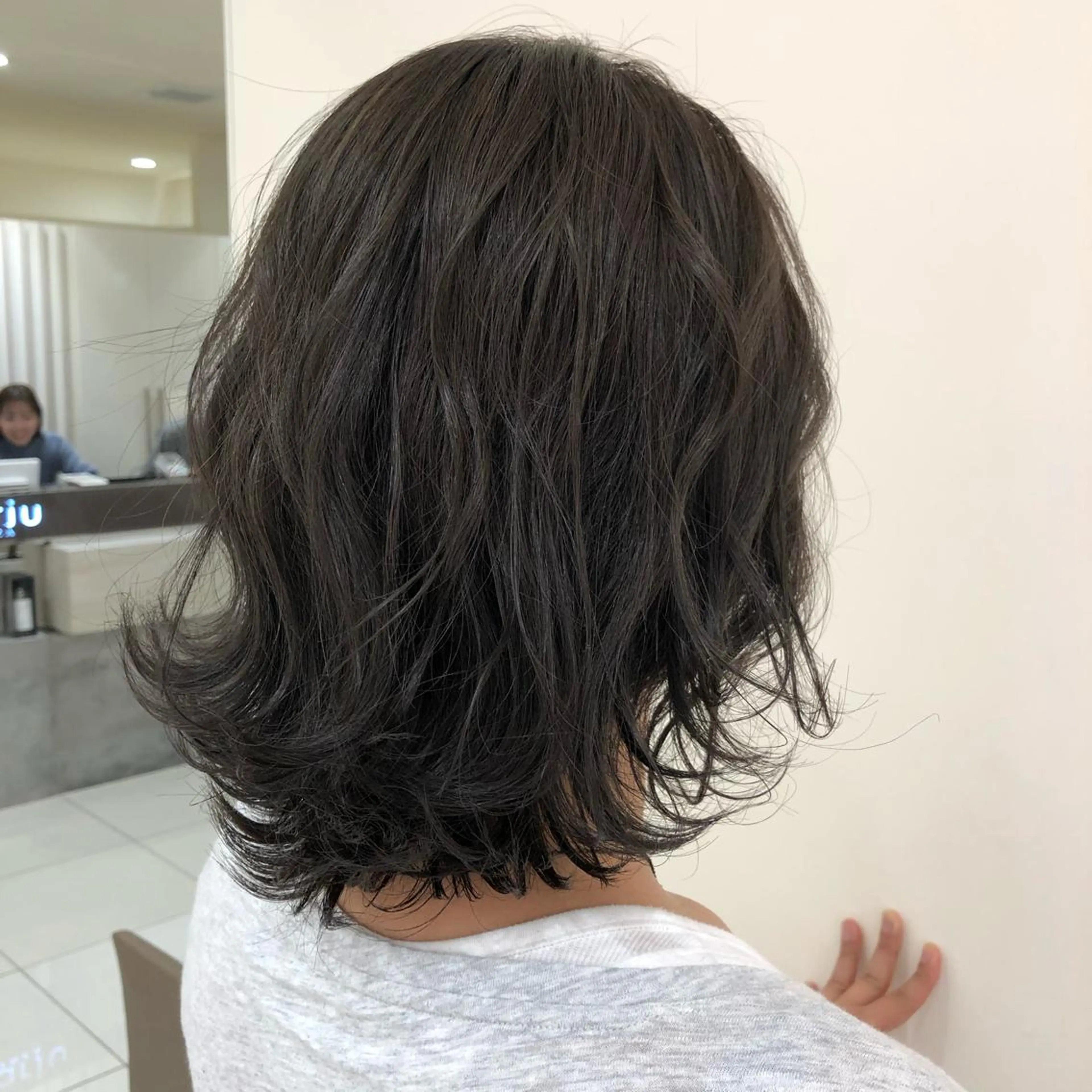 ミディアム カラー 【髪質改善】 梅田　聡のヘアスタイル