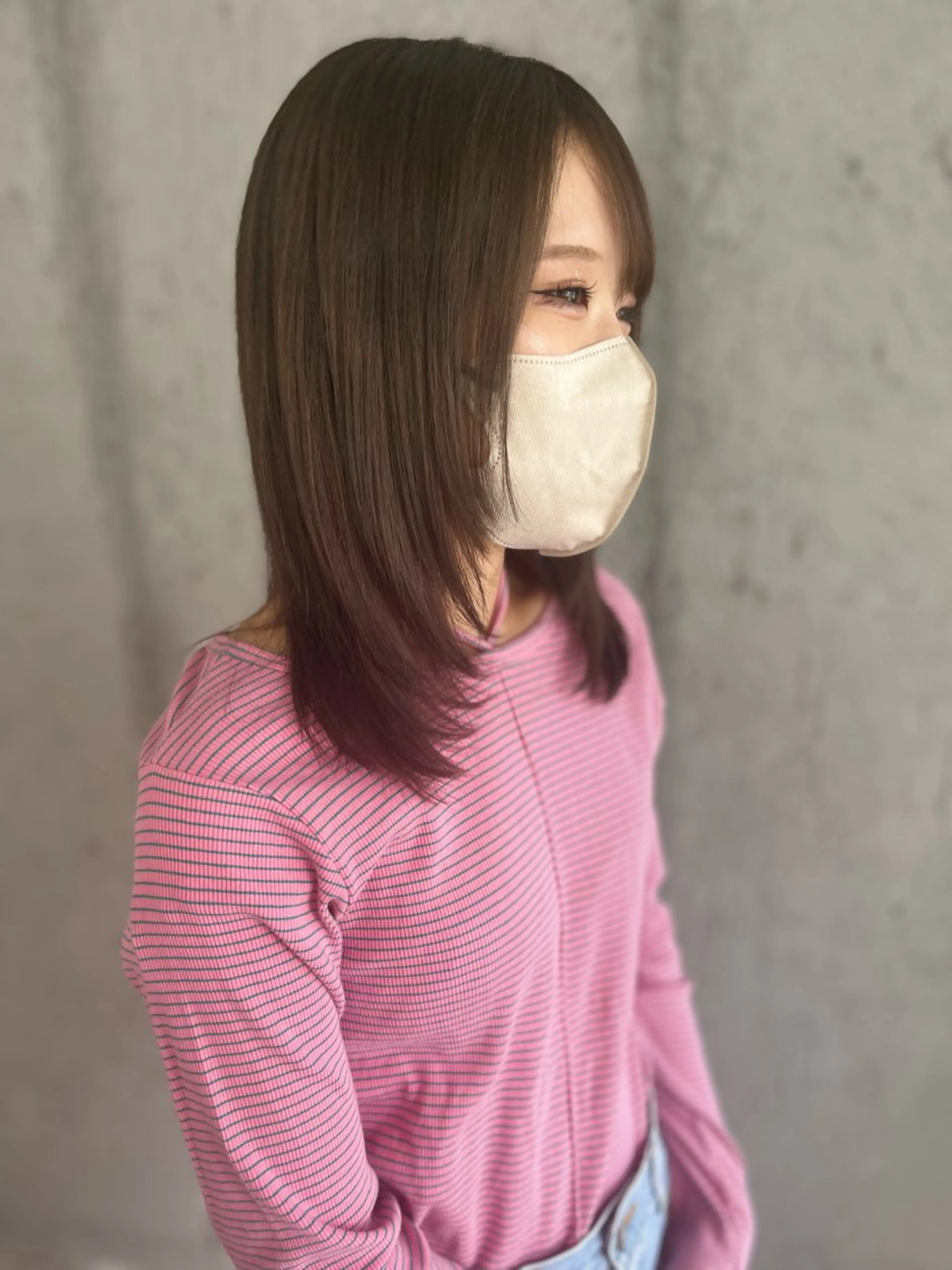 ミディアム カラー カット ヘアカラー Mariana雛/ 西大分/ハイライトのヘアスタイル