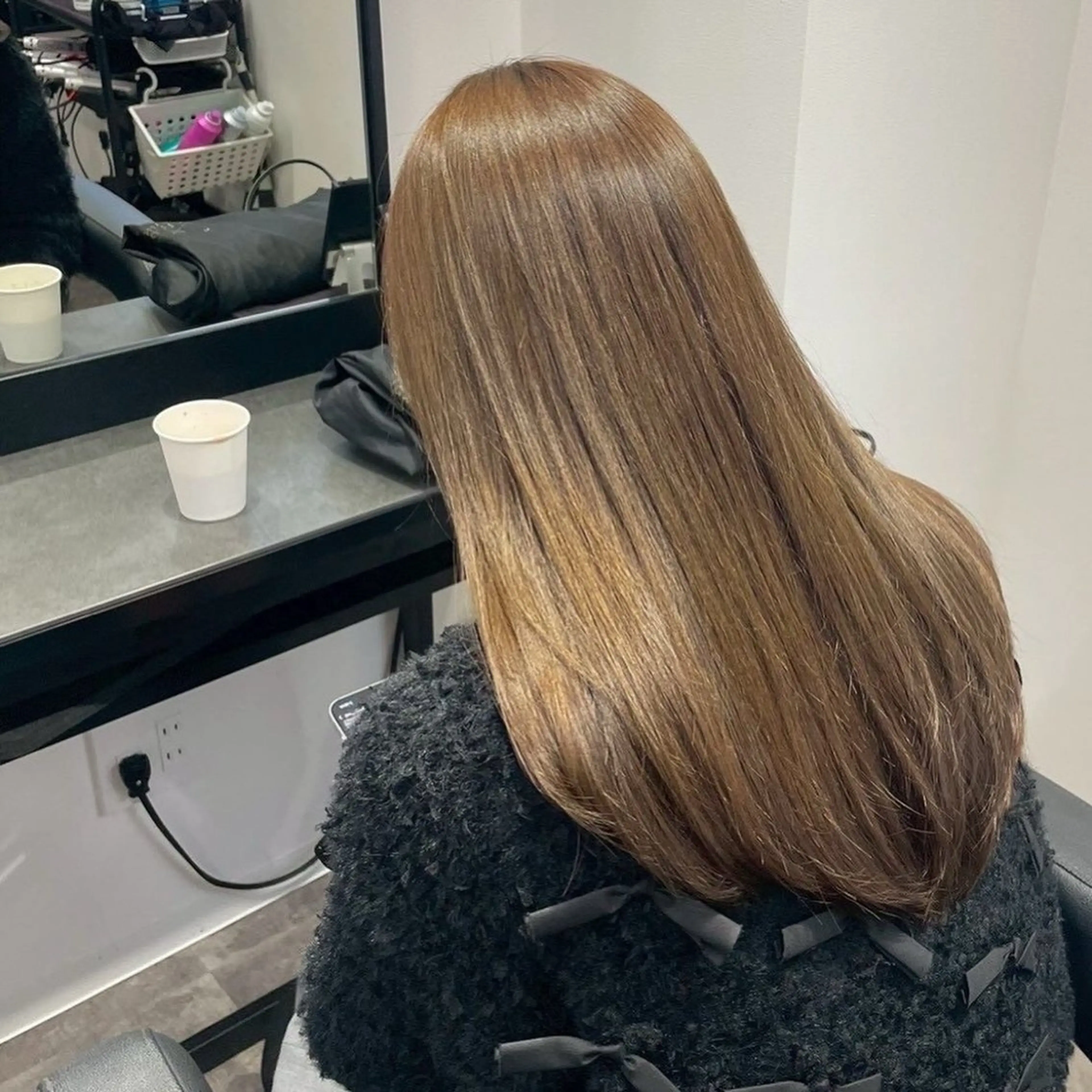 ロング カラー ヘアアレンジ 🦋艶出しワンカラー 🦋MASAKIのヘアスタイル