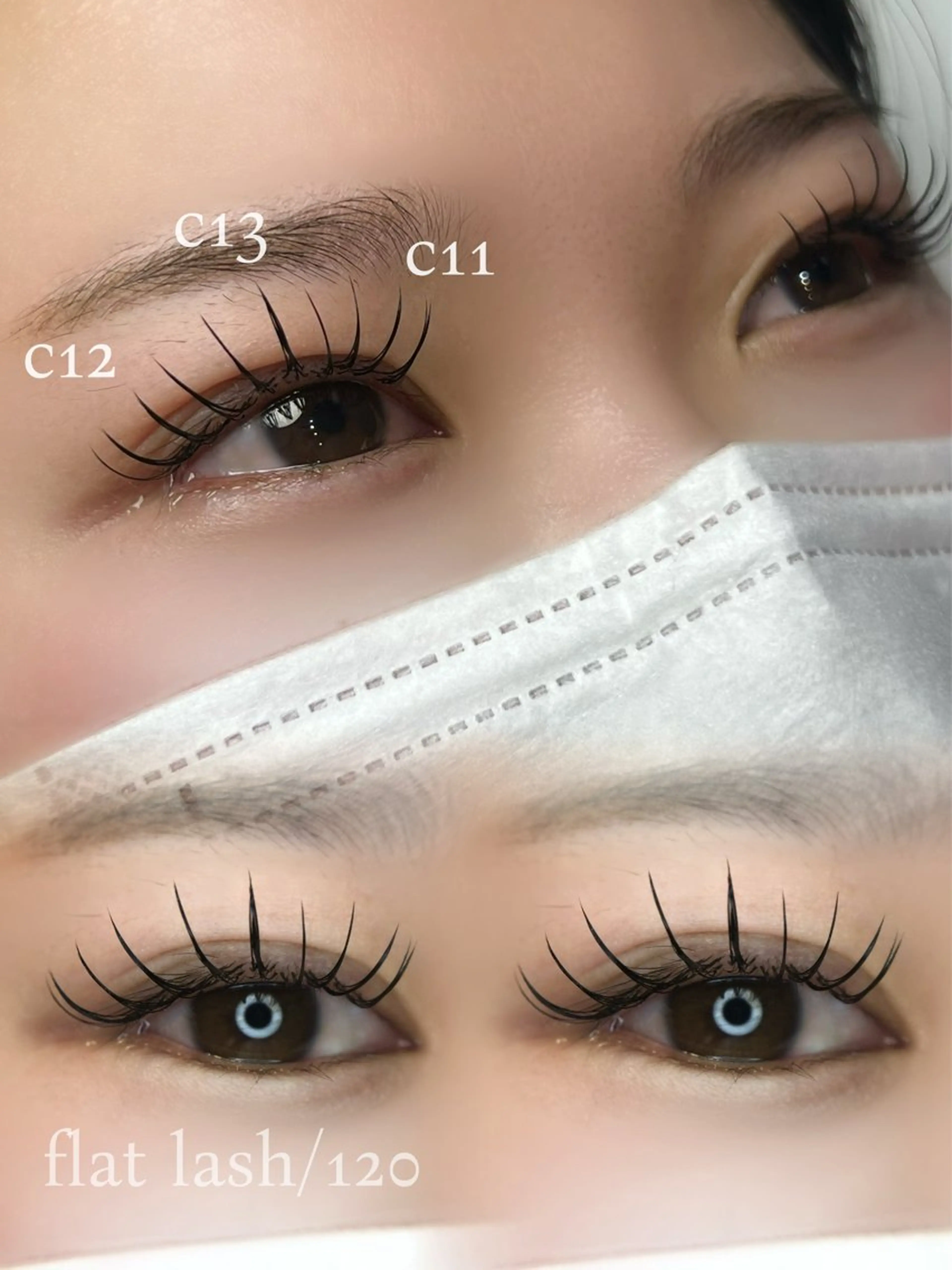 マツエク・マツパ フラットラッシュ マツエク Yugleaf saeのマツエク・マツパデザイン