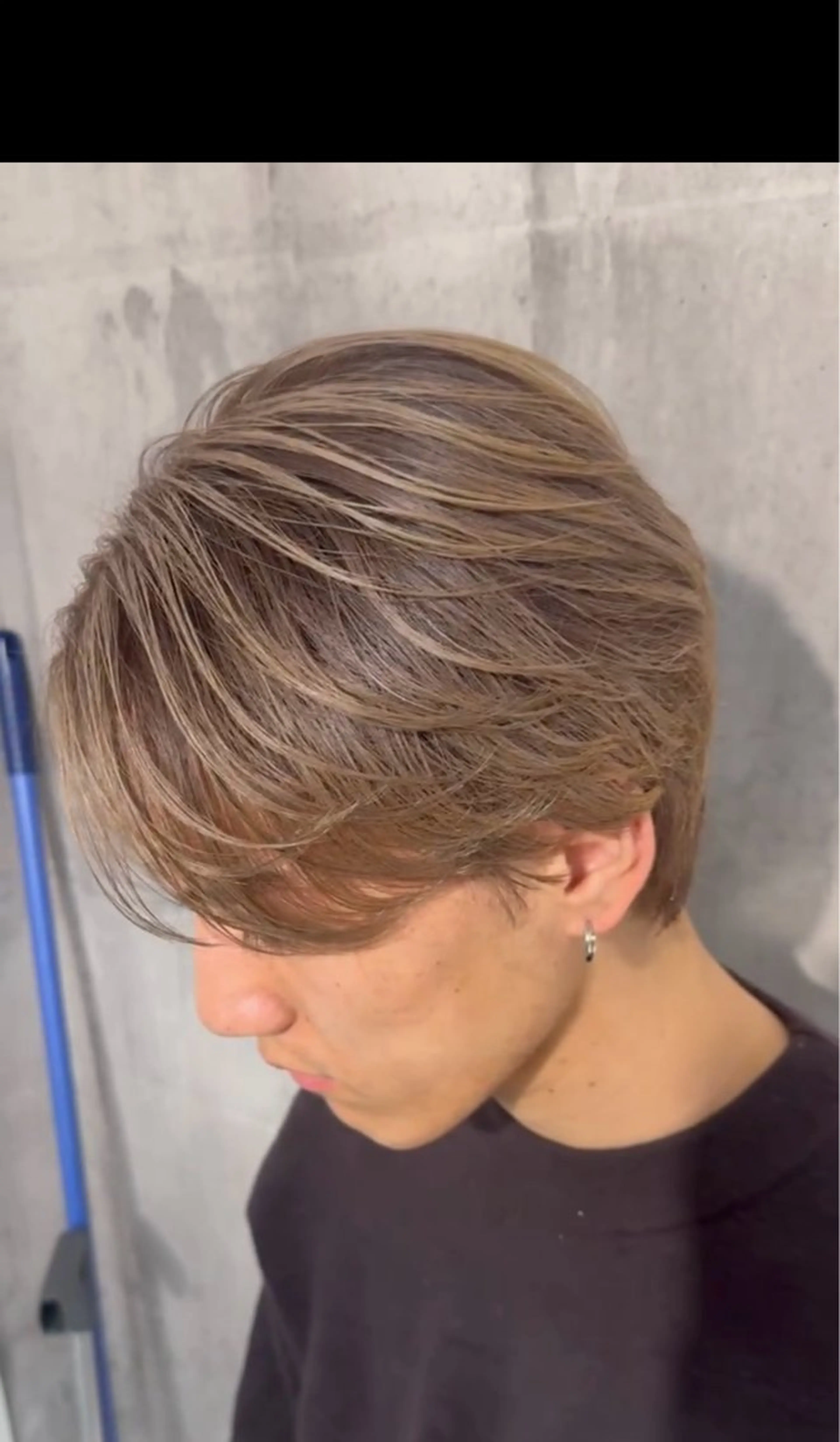 ミディアム カラー バレイヤージュ レイヤーカット 【メンズ特化】　倉山 和樹のヘアスタイル