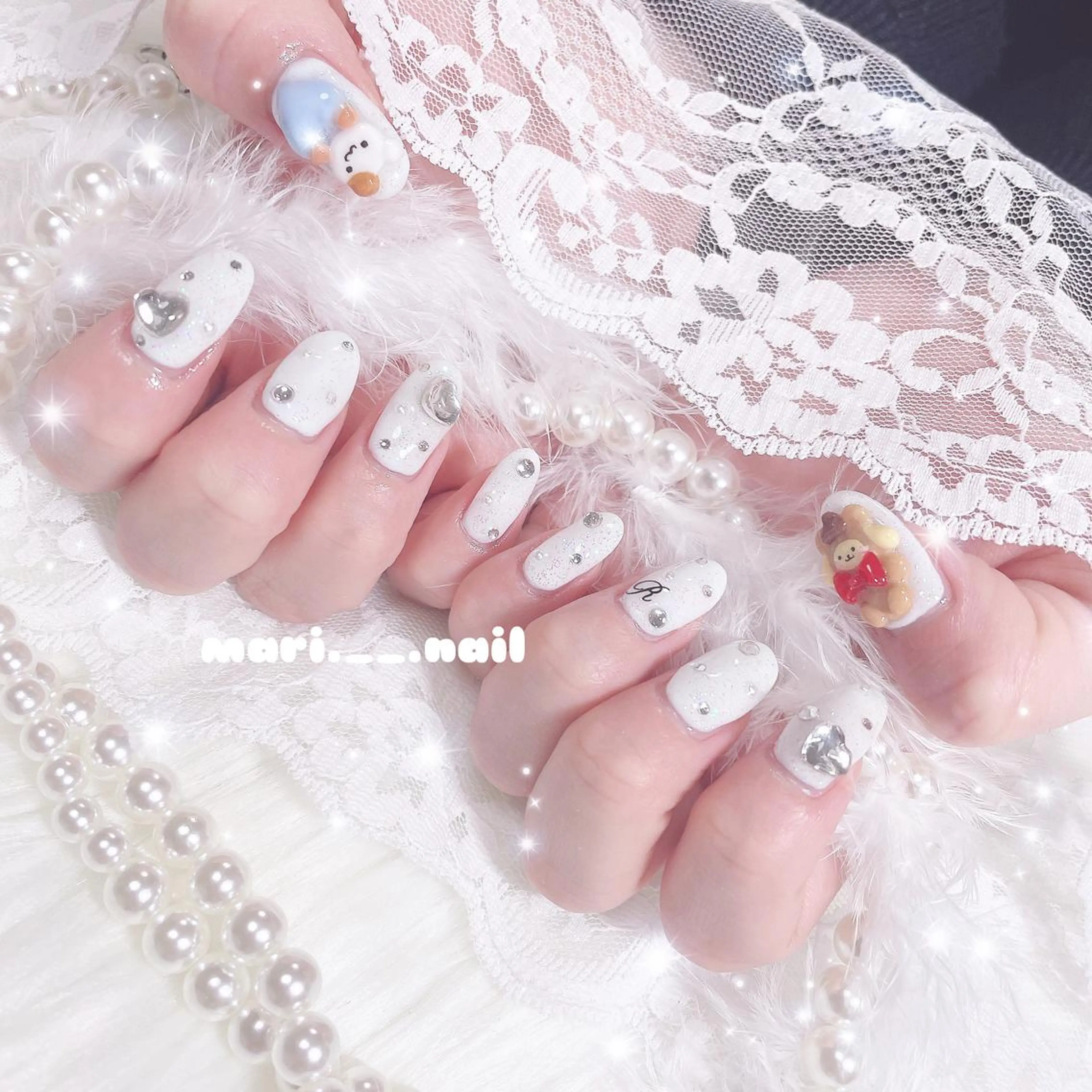 ネイル 🎀 Mayu 🎀痛ネイルのネイルデザイン