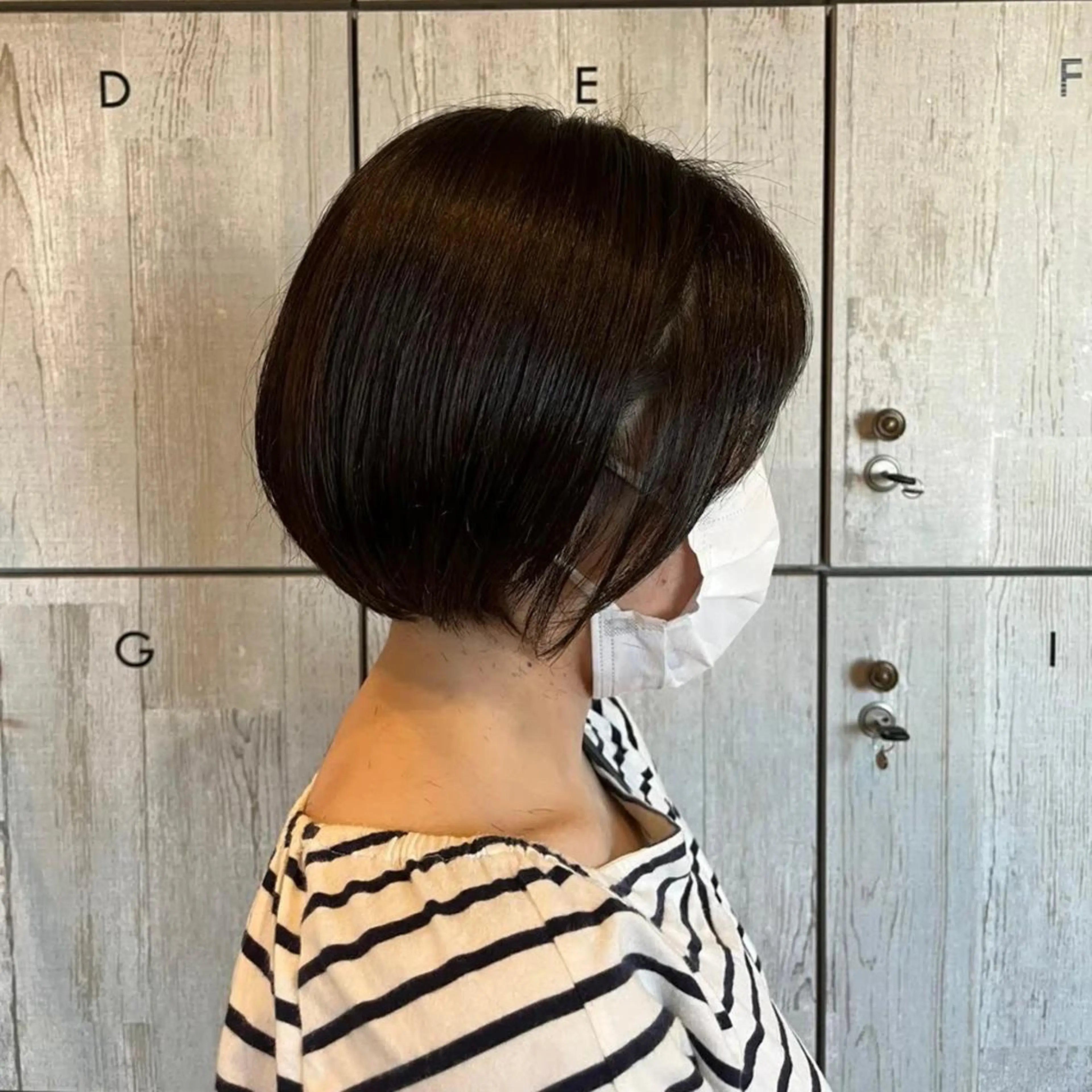 ショート ボブ ♡ナナコ♡ レイヤー/艶髪のヘアスタイル