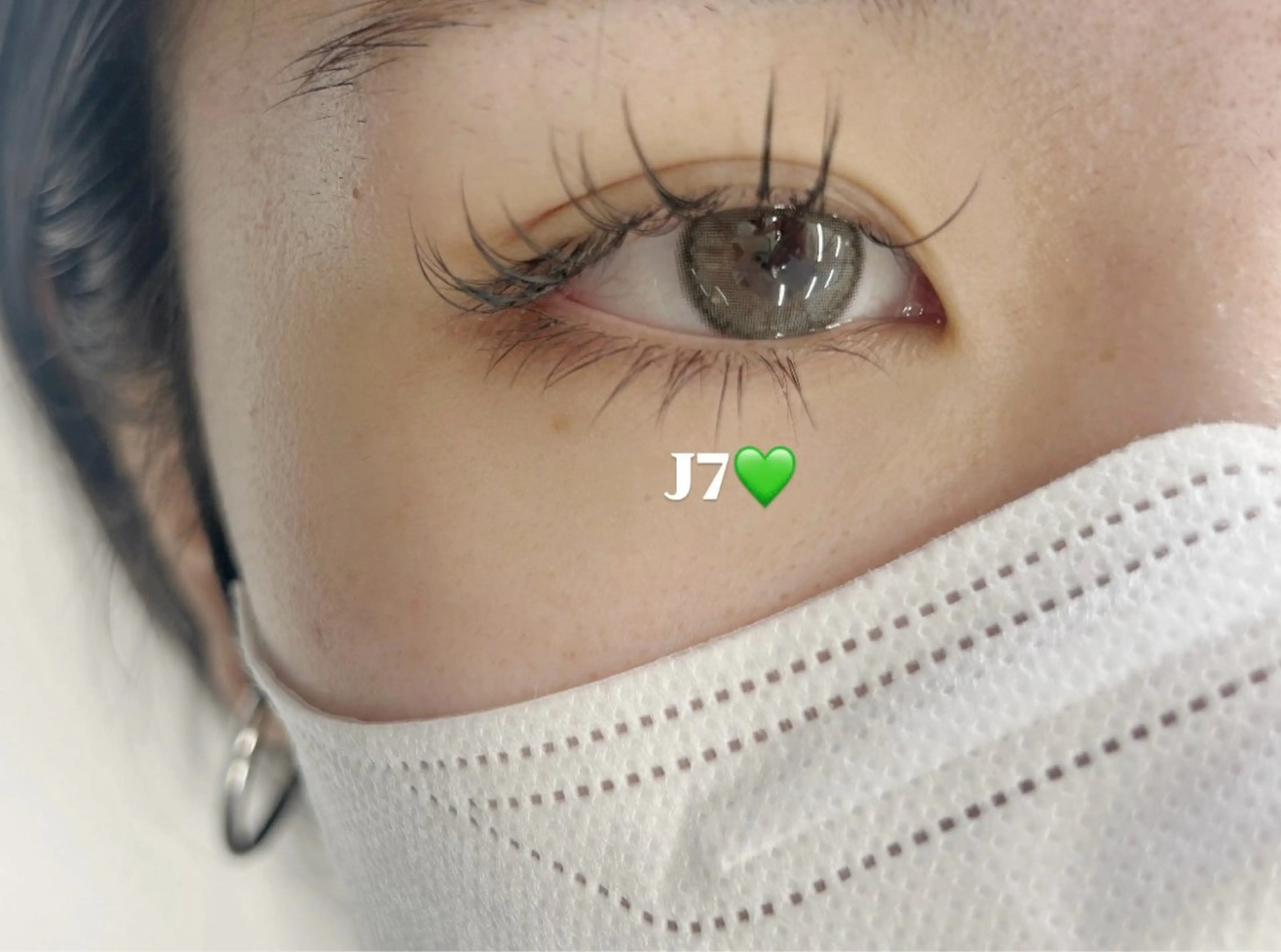 マツエク・マツパ 下まつげエクステ AIRI💟 半個室Amour菊川のマツエク・マツパデザイン