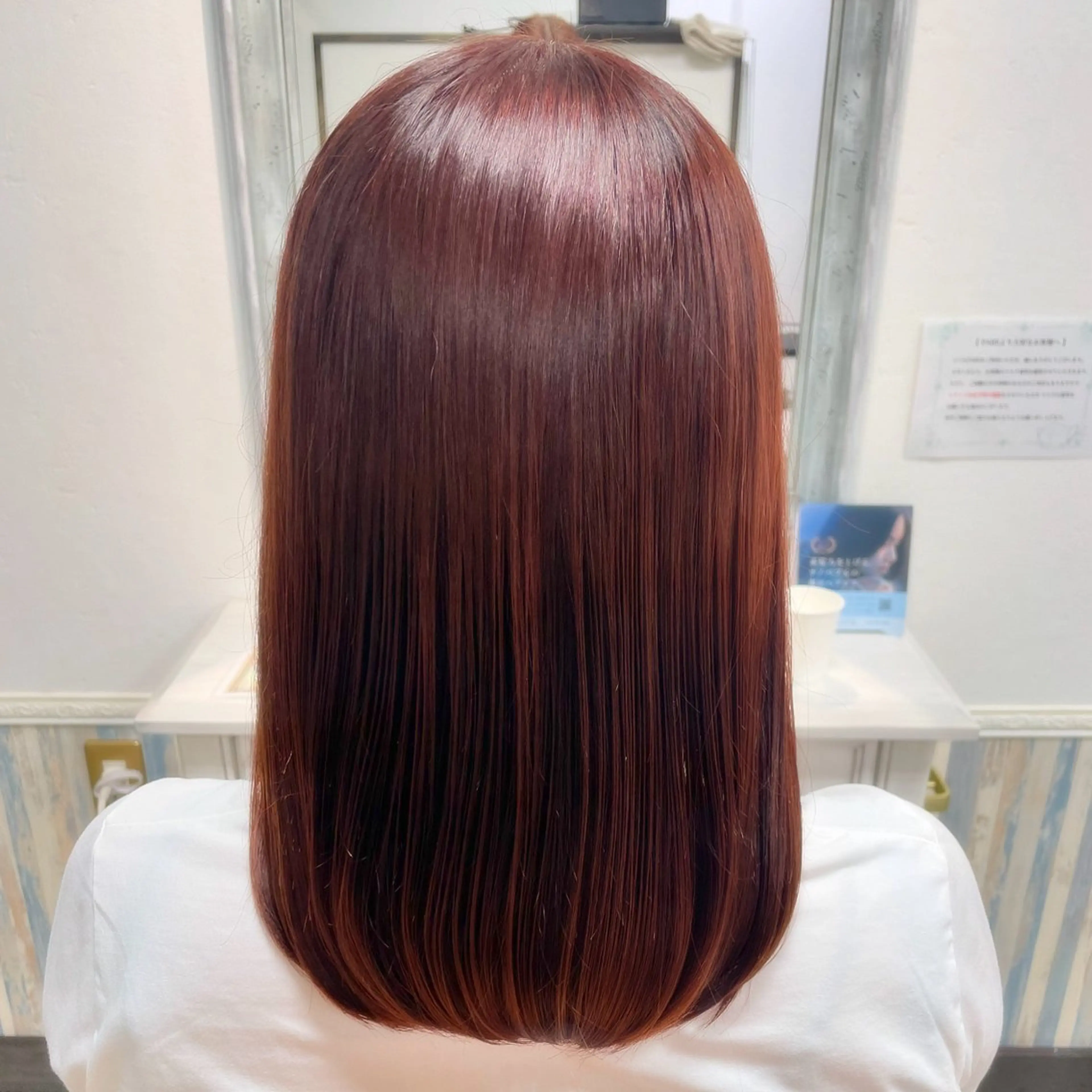 セミロング ヘアカラー 【tico】 Chihoのマツエク・マツパデザイン