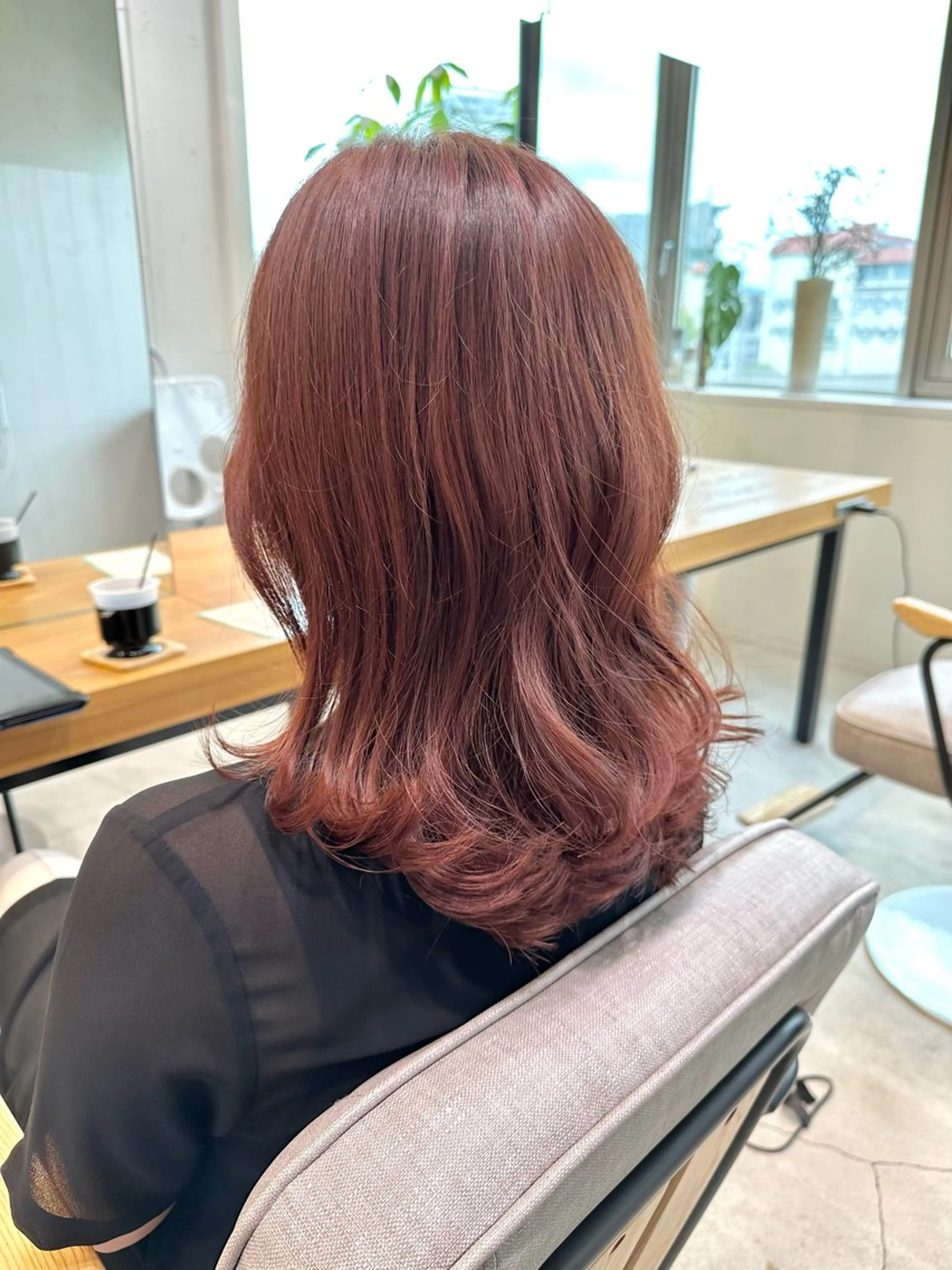 ミディアム カット ヘアカラー トリートメント 上野湧太 髪質改善/艶カラーのヘアスタイル