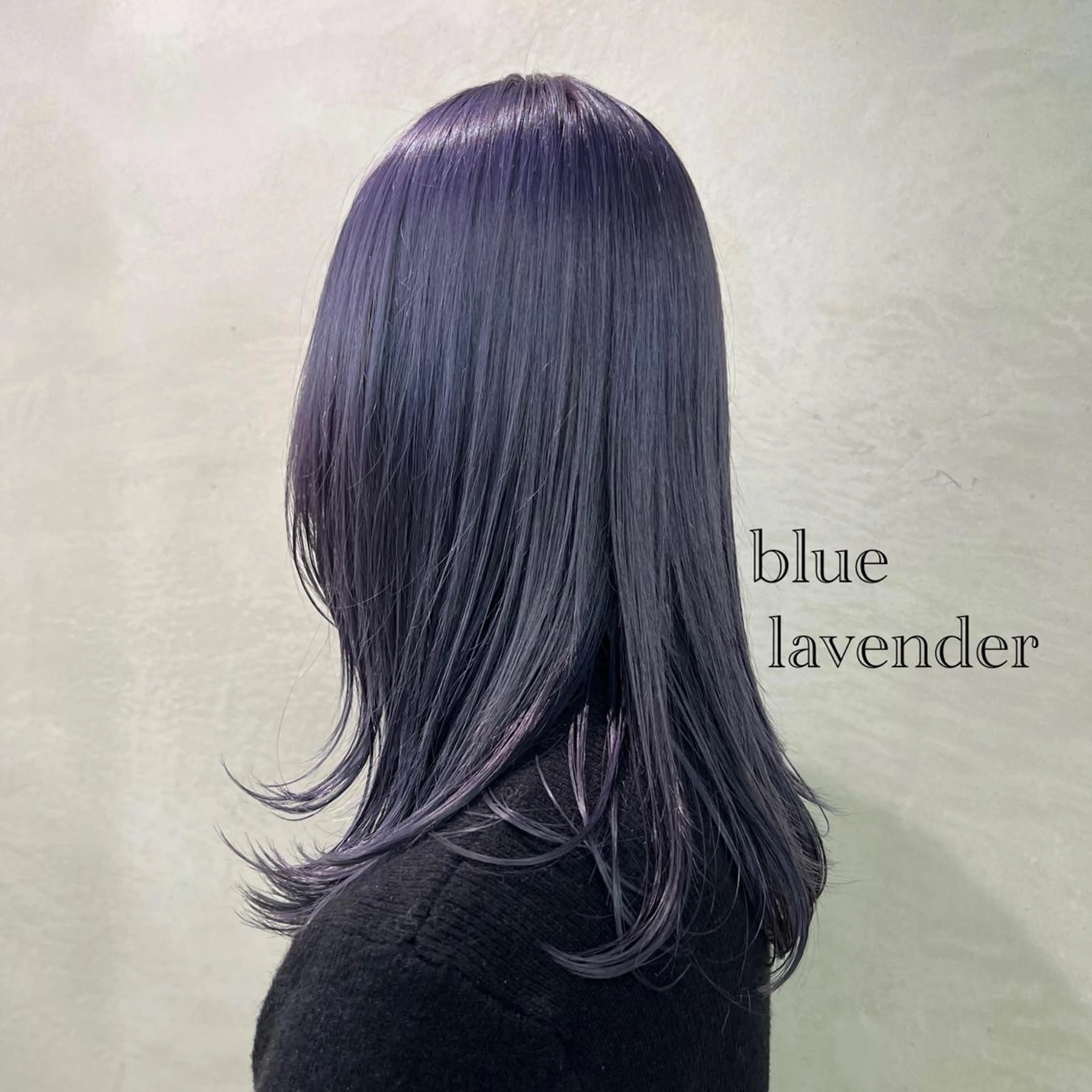 セミロング カラー ラベンダーカラー 🌸MaNO aya🌸のヘアスタイル
