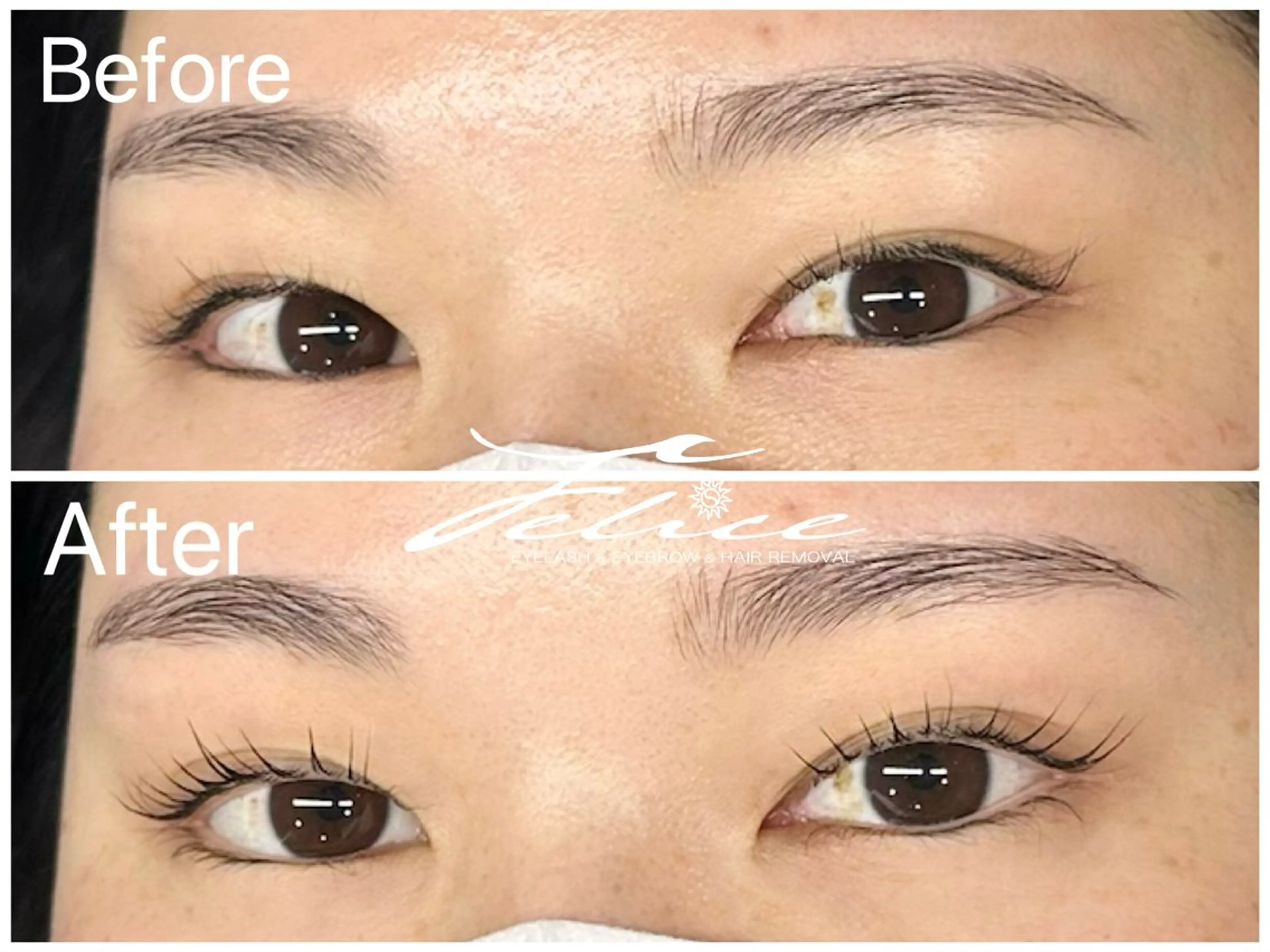 マツエク・マツパ 一重×まつ毛パーマ Felice AYAのマツエク・マツパデザイン