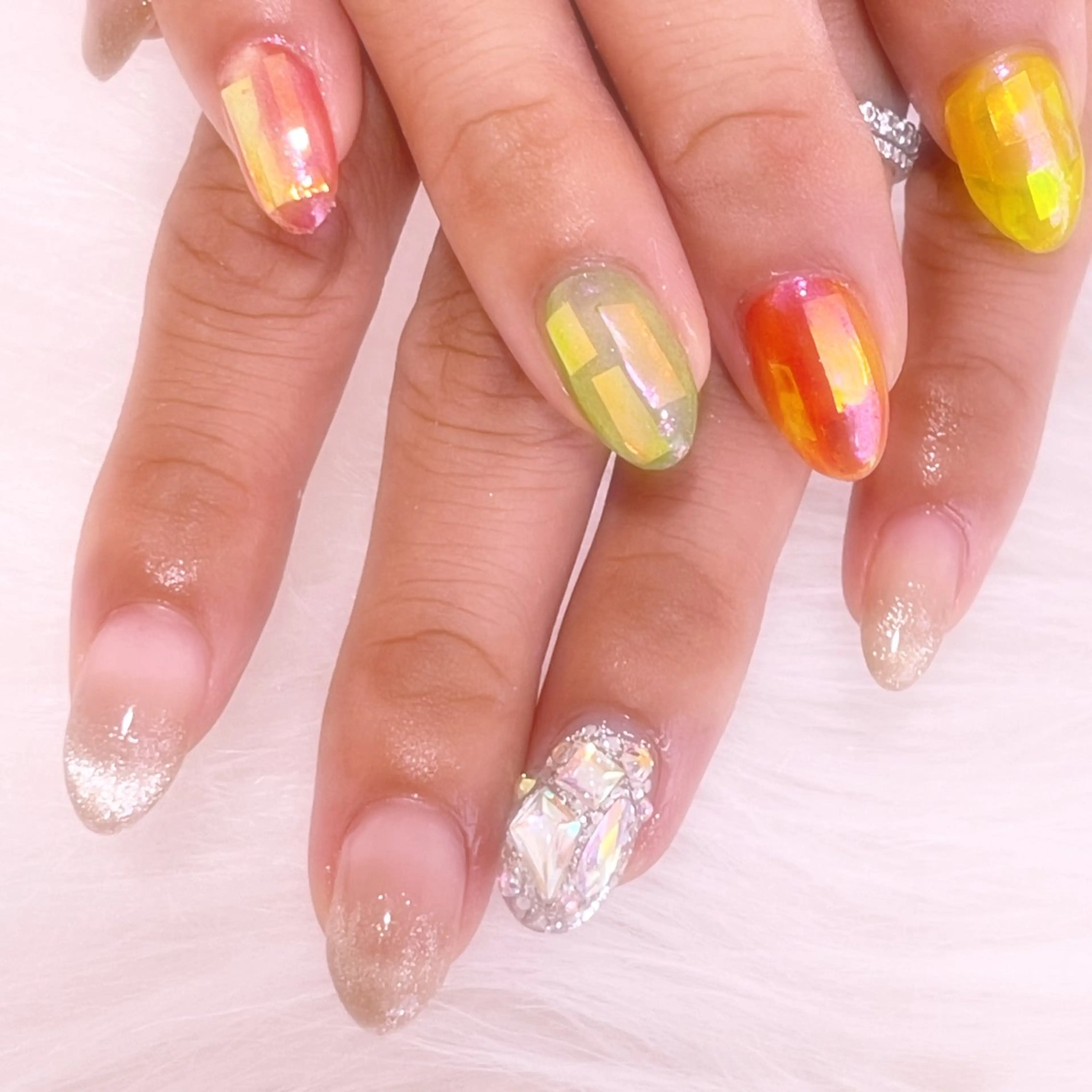 ネイル ハンドネイル 梅島の ネイル屋さんのネイルデザイン