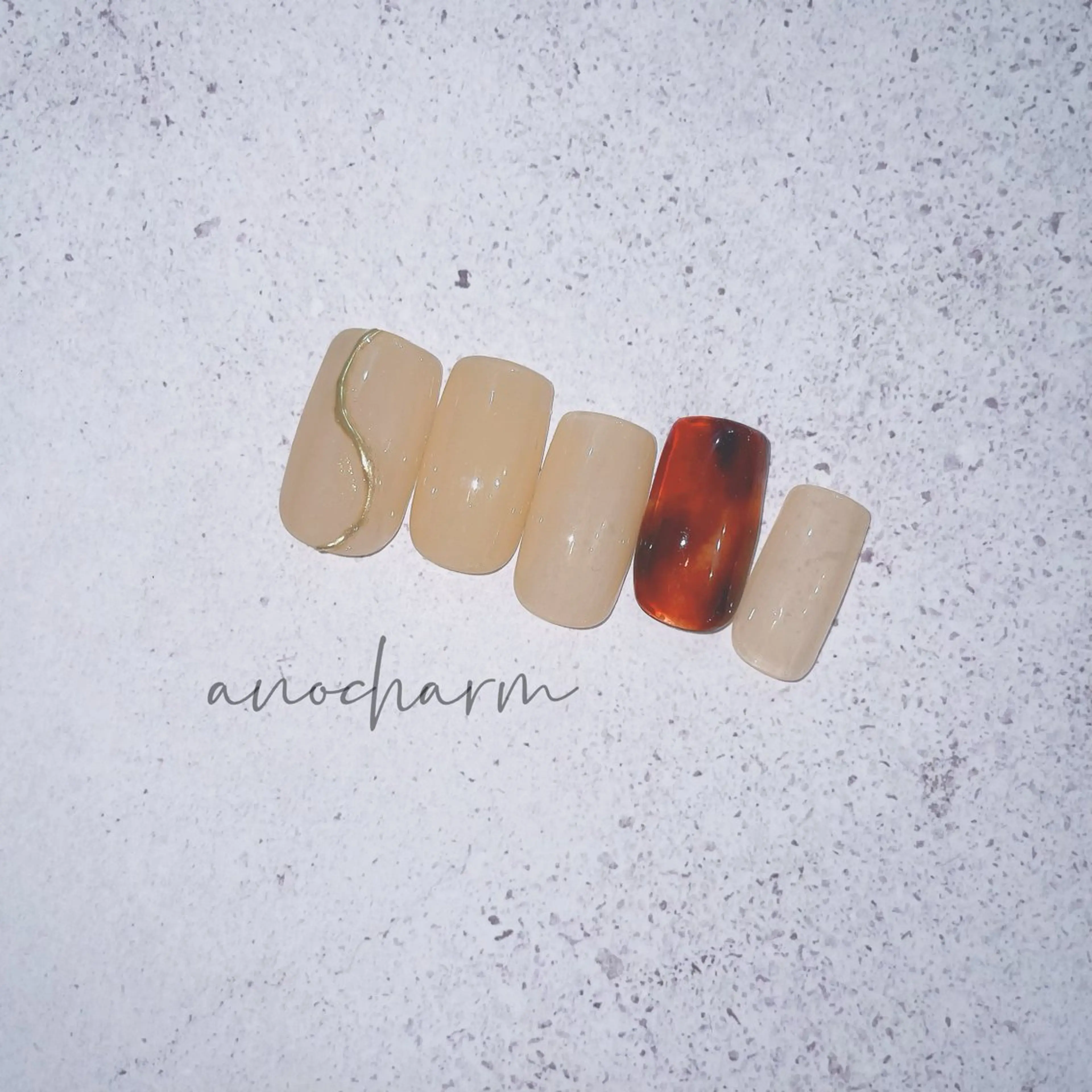 ネイル ハンドネイル anocharm _annaのマツエク・マツパデザイン