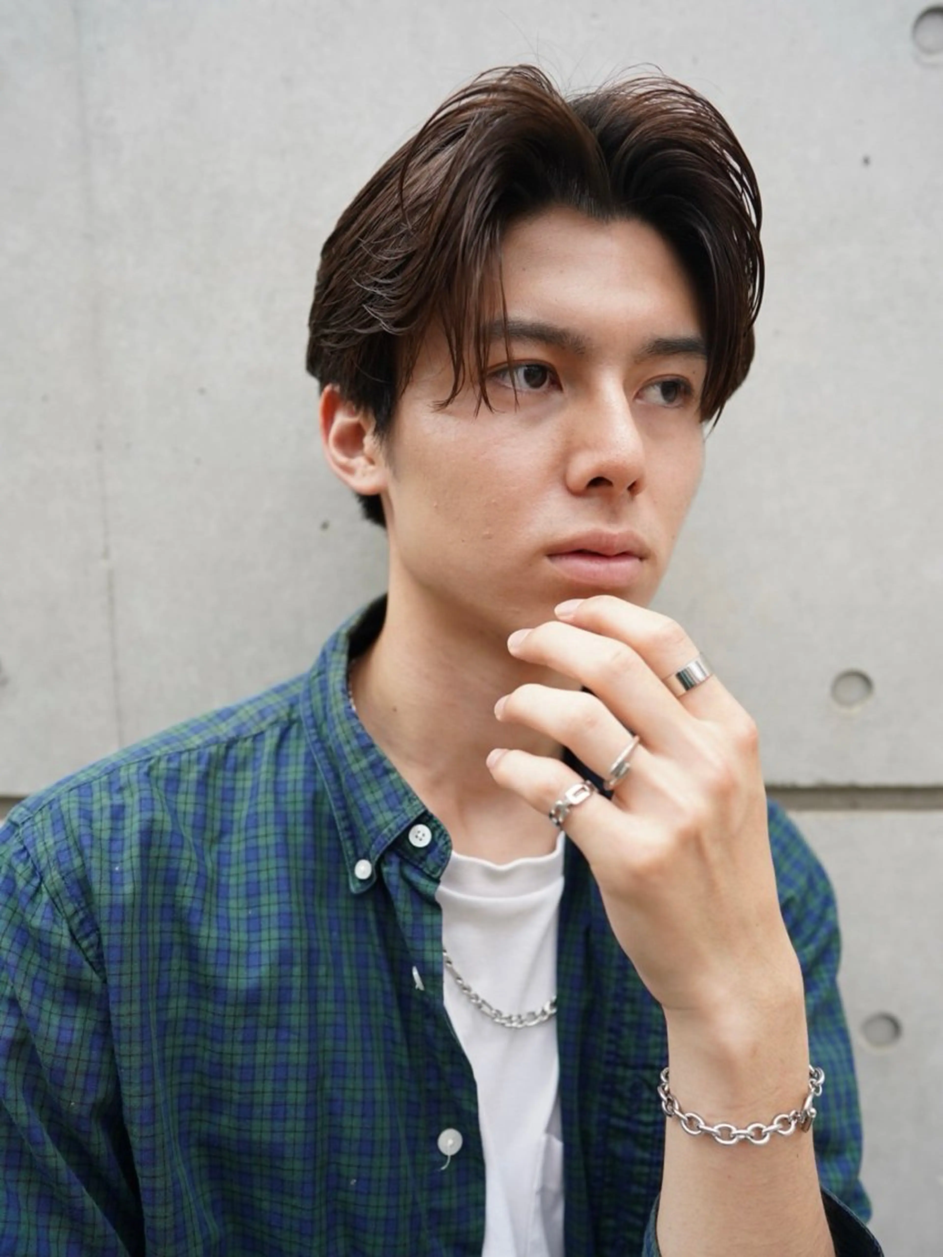 ショート パーマ メンズ 豊崎 佑輔のヘアスタイル