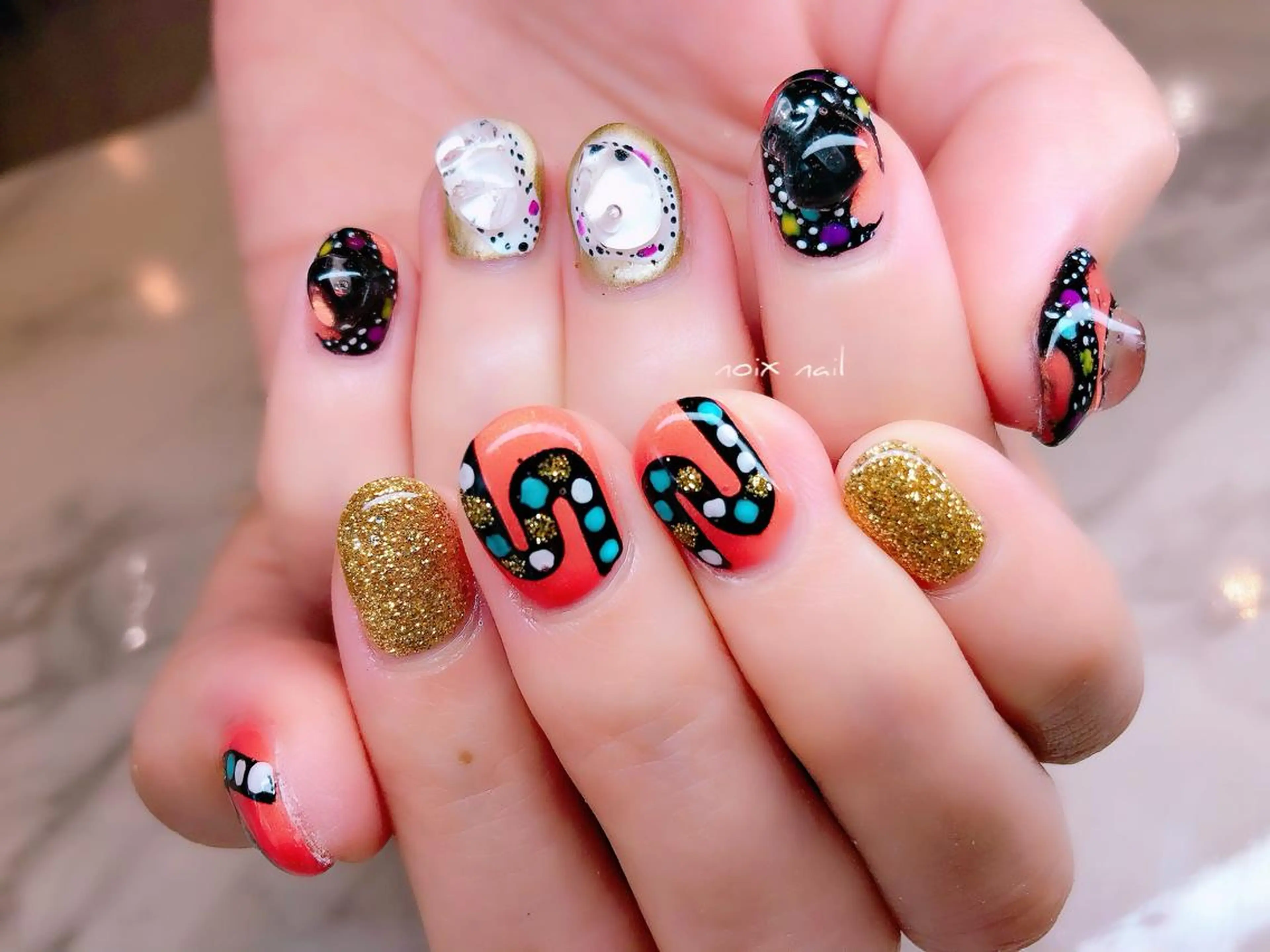 ネイル ハンドネイル noix nail &eyeのネイルデザイン