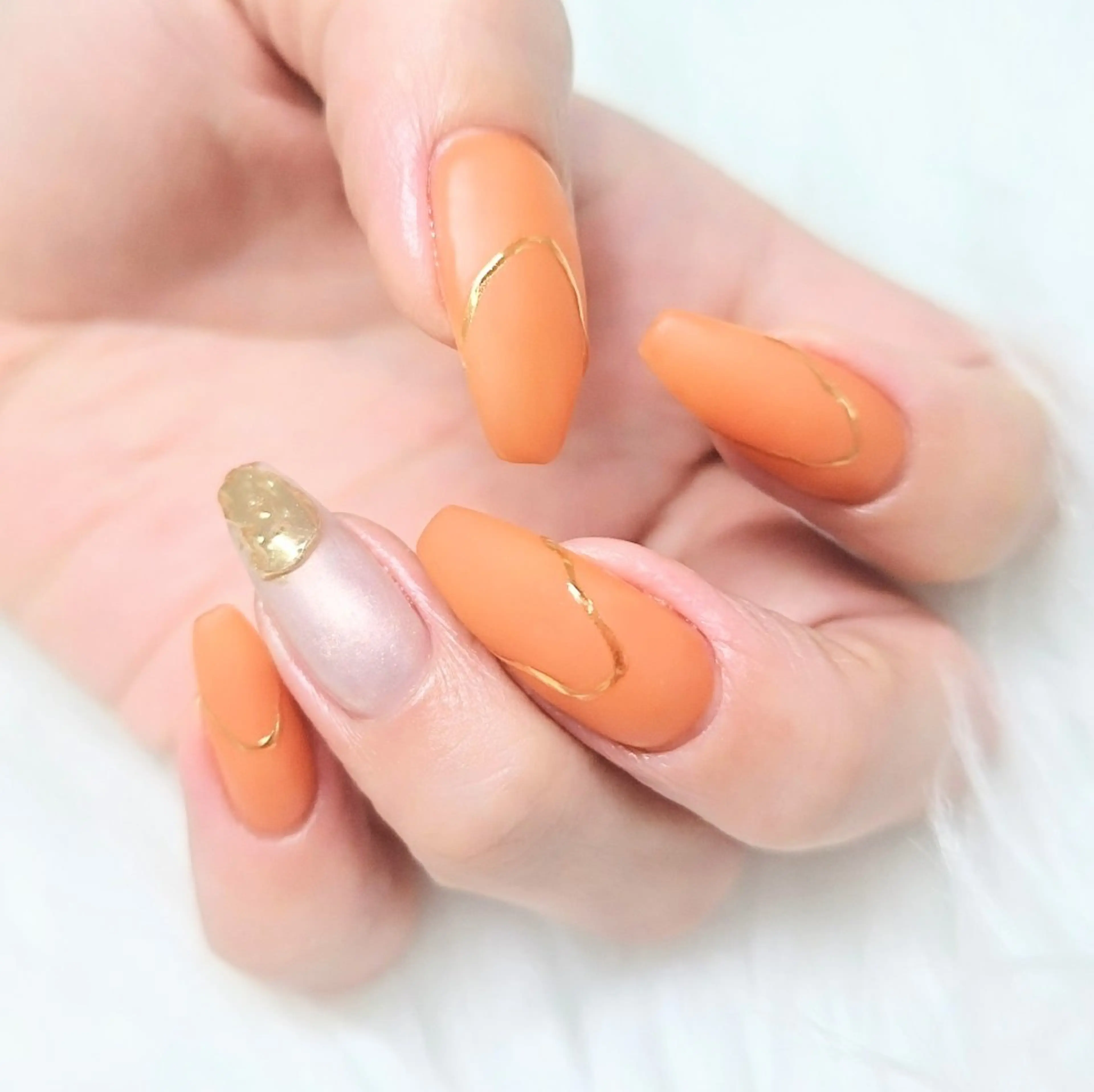 ネイル 持ち込み ecrin/博多 manamiのネイルデザイン
