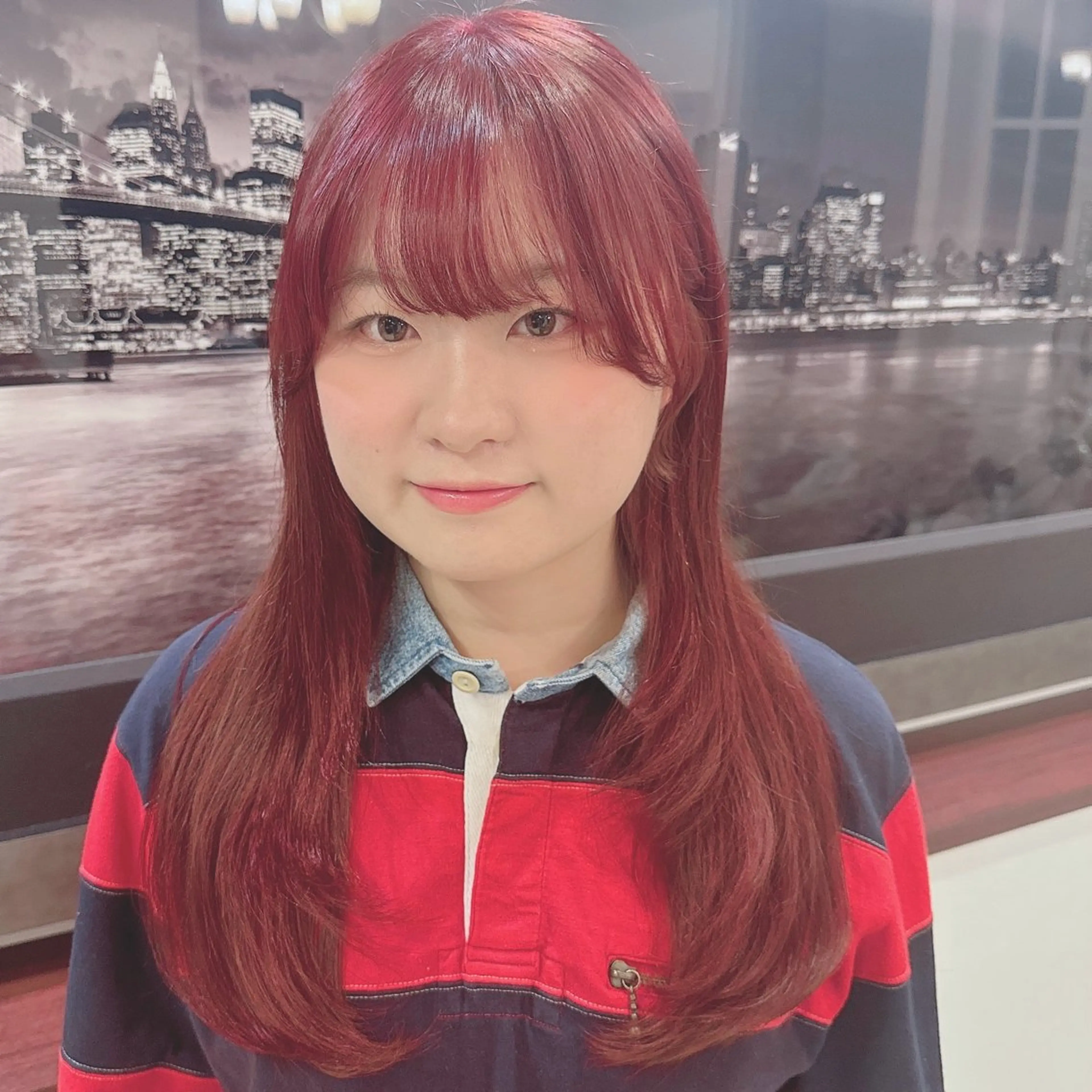 カラー 北岡 優々のヘアスタイル