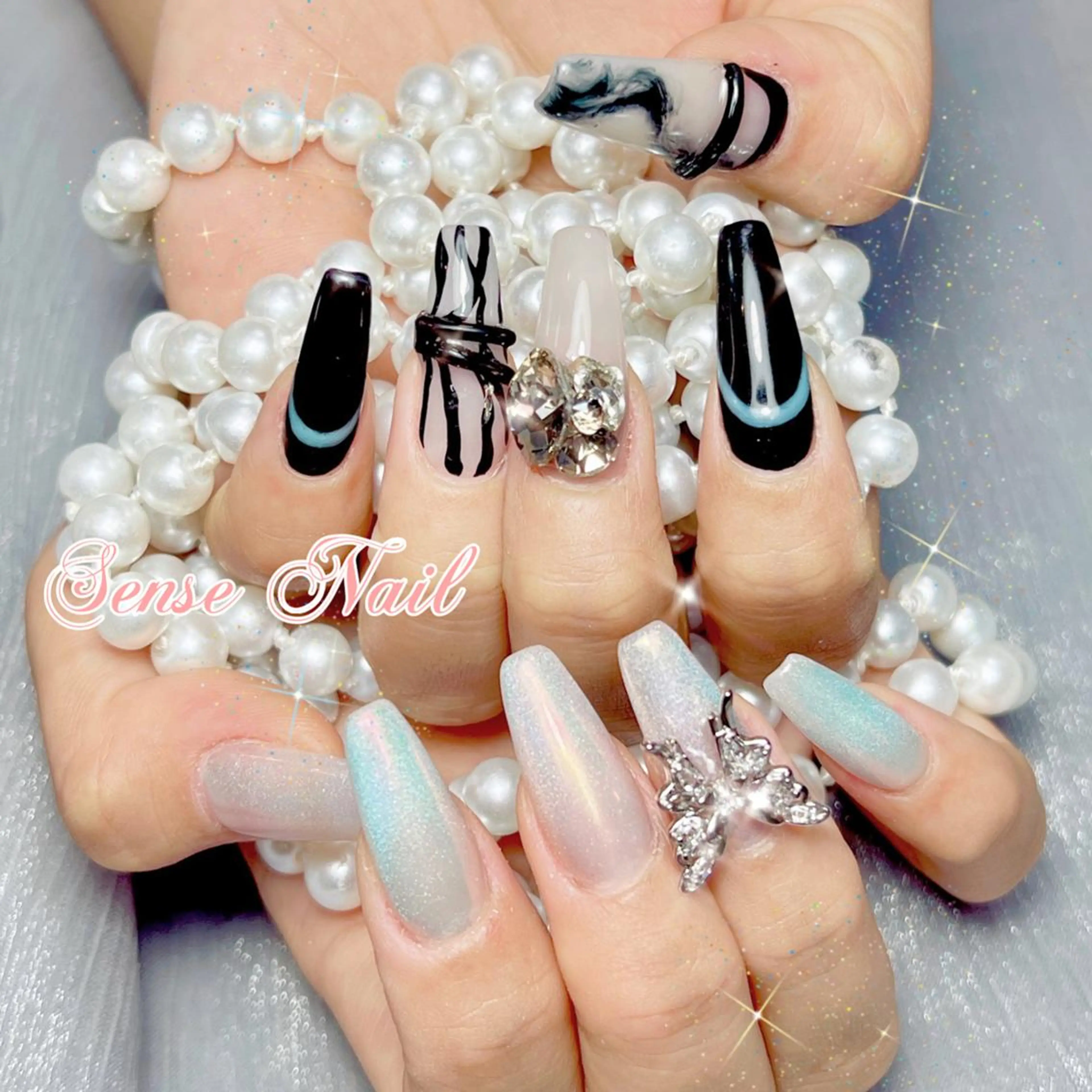 ネイル ヘアアレンジ メンズ キッズ マツエク・マツパ アイブロウ 🎀Sense Nail渋谷店🎀のネイルデザイン