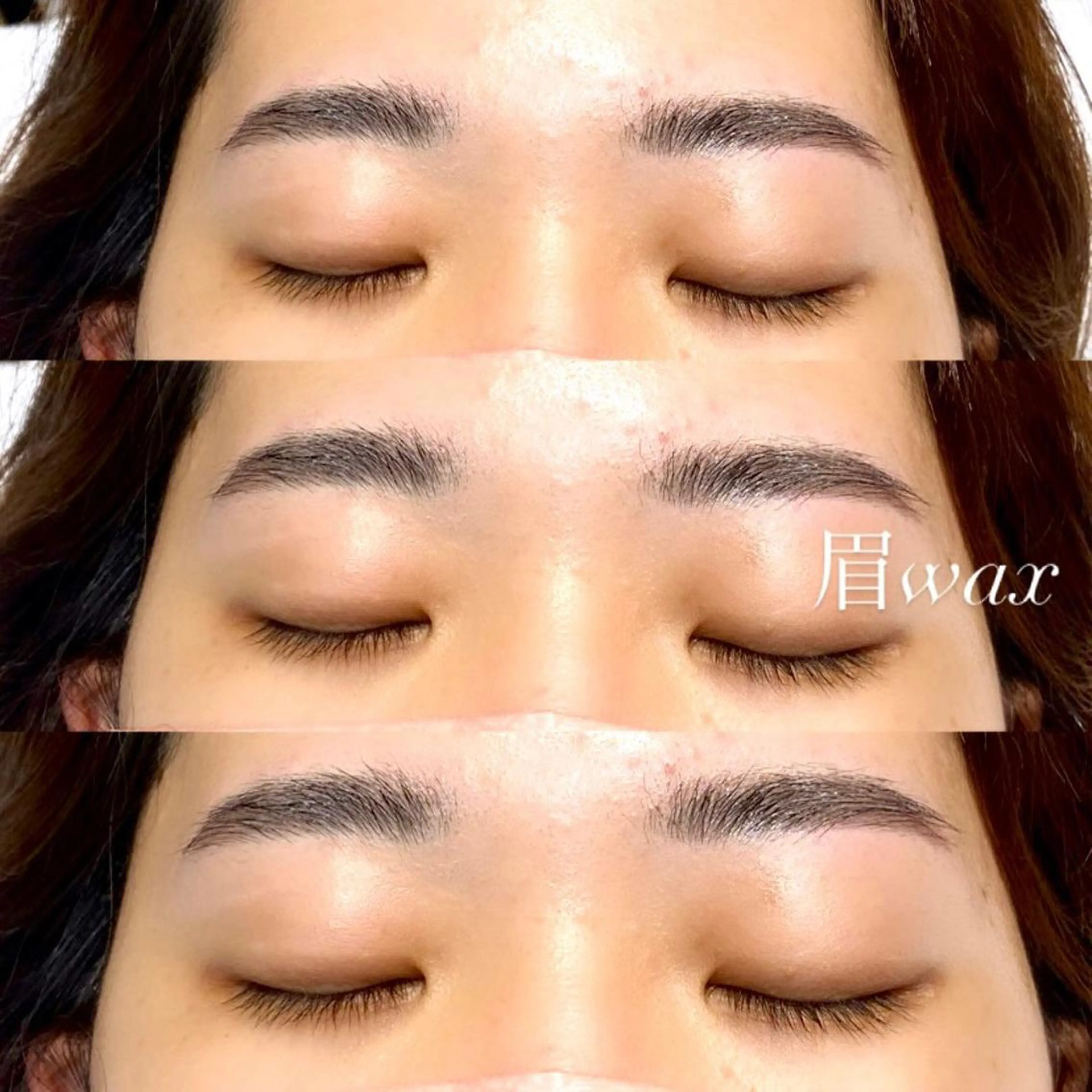アイブロウ 眉毛ワックス脱毛 ワックス脱毛 眉カット ∴Sanae. ∴ トータルビューティーのマツエク・マツパデザイン