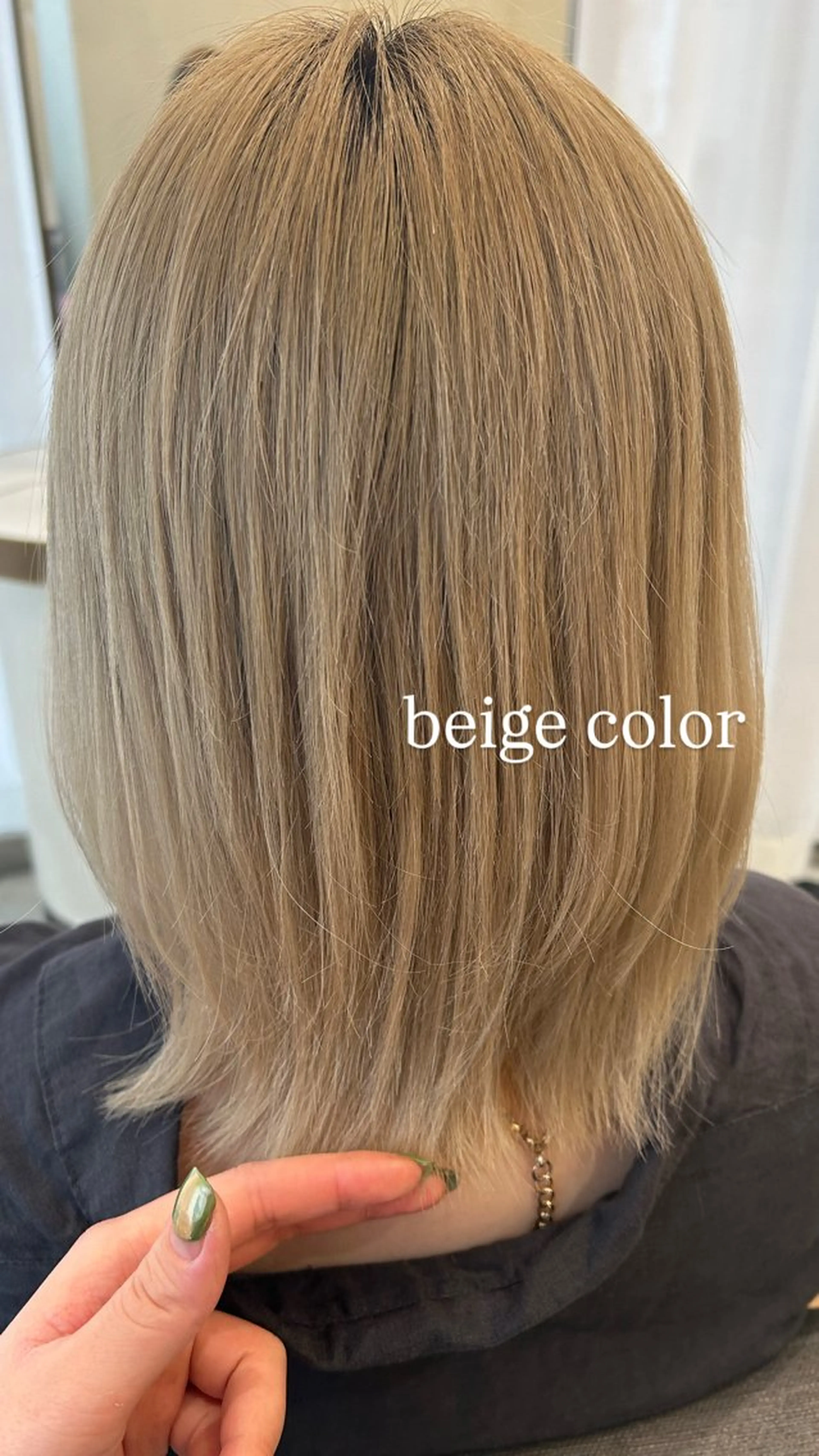 ミディアム ゆうき／AVEDA 西大寺店のヘアスタイル