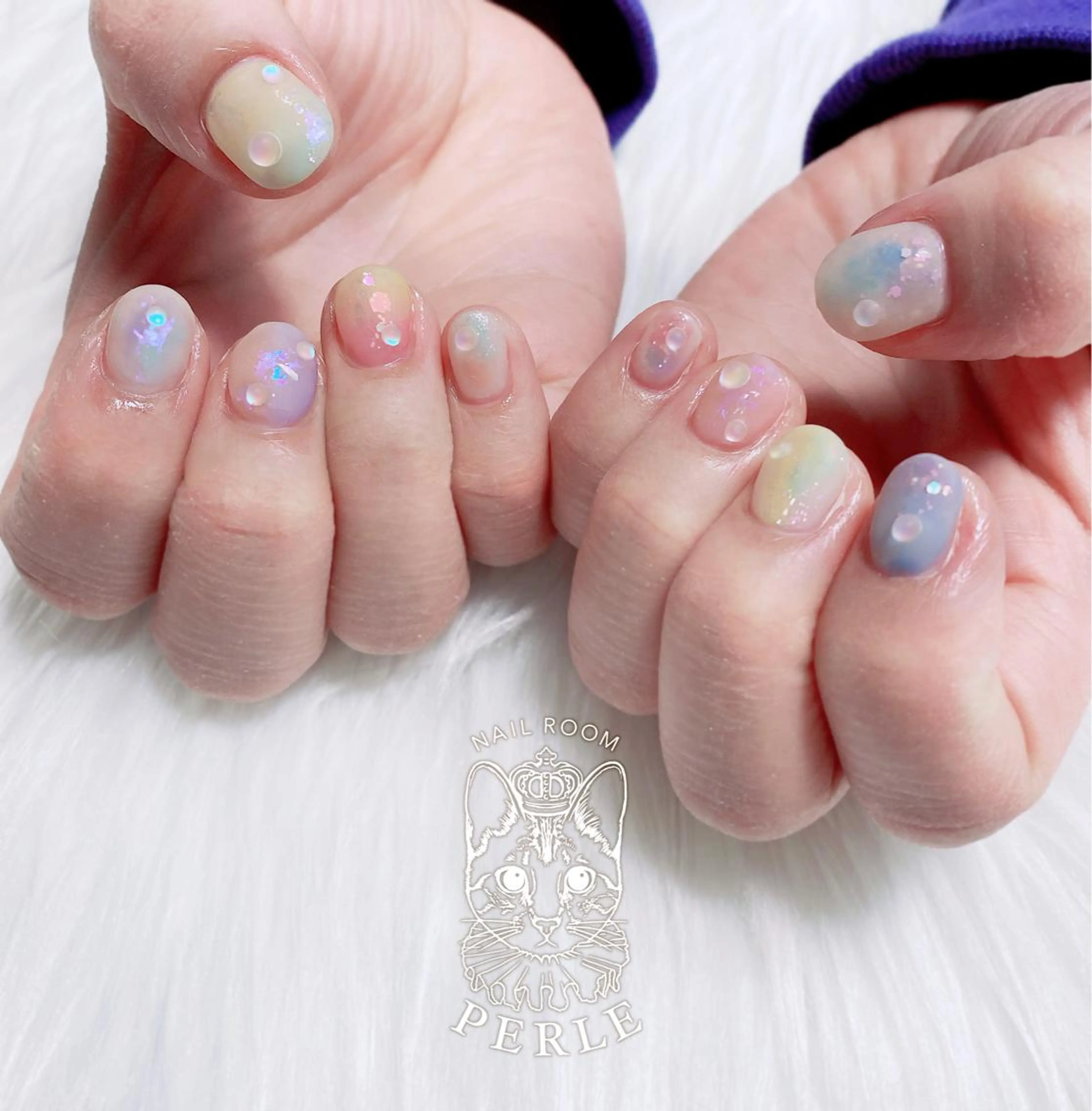 ネイル ハンドネイル nail room Perleのネイルデザイン