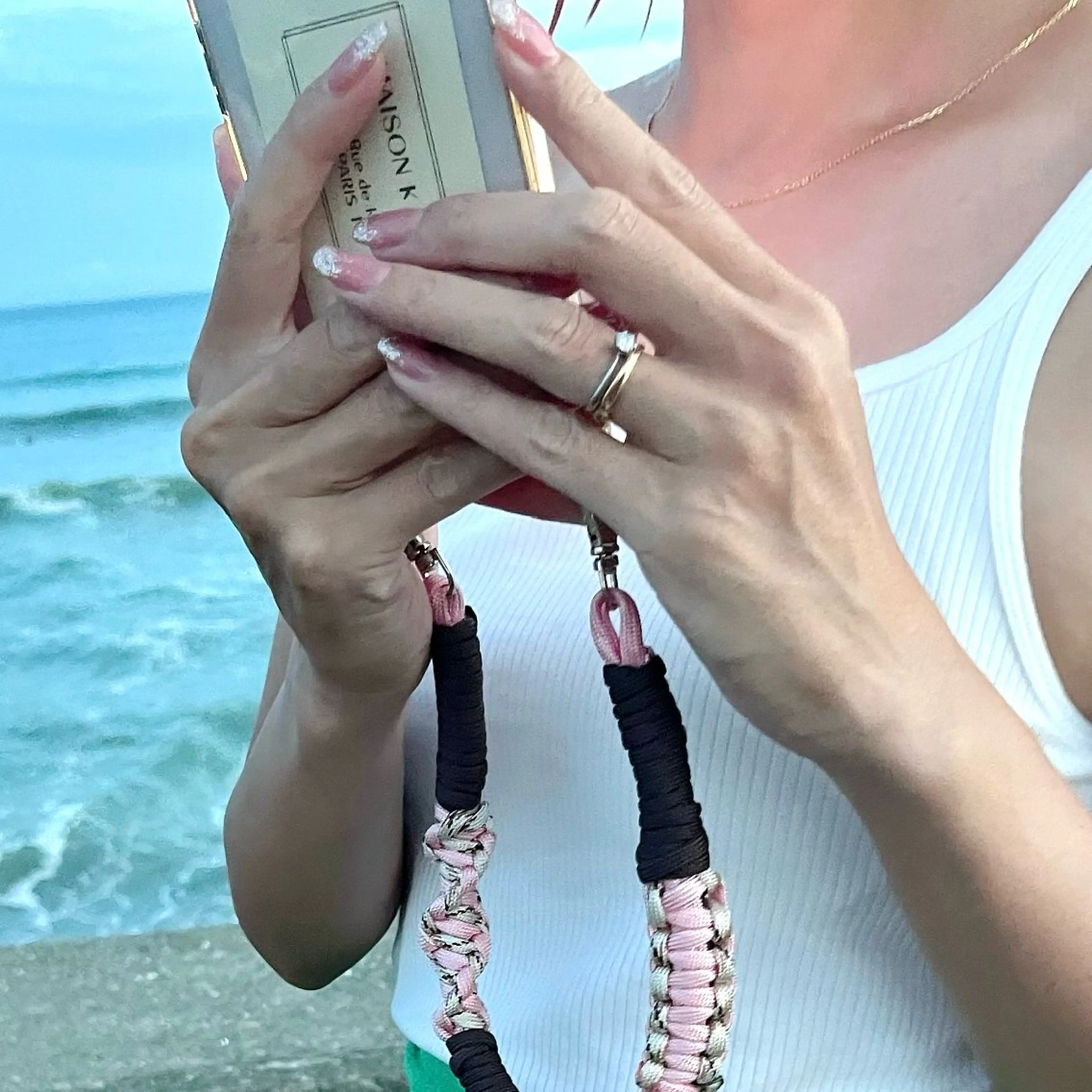 ネイル グラデーション 韓国ネイル ラメ(グリッター) ラメグラデーション ピンク ハンドネイル Kai  nail Mayukoのネイルデザイン