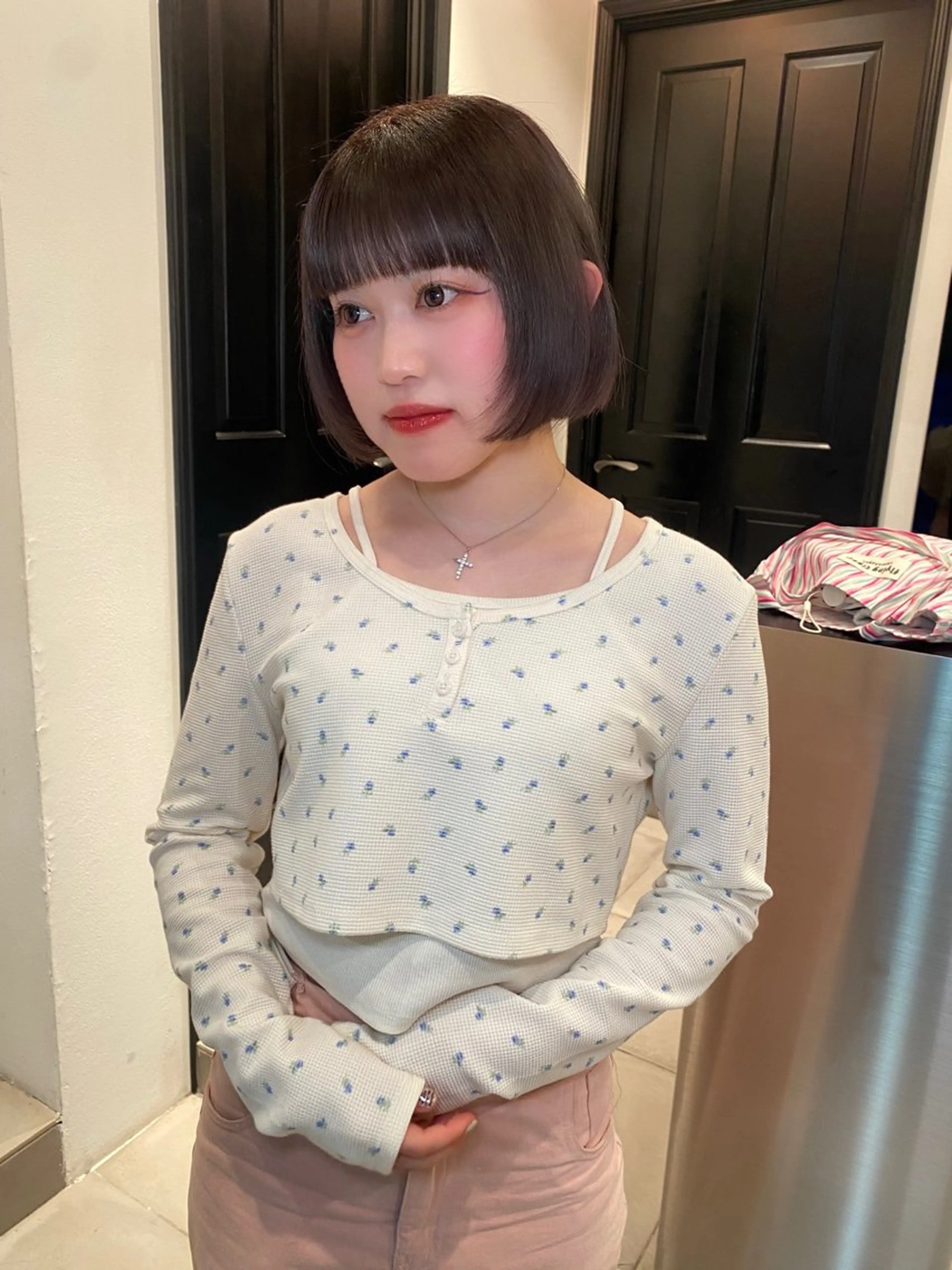 ショート riria/ボブ /透明感カラー🎀のヘアスタイル