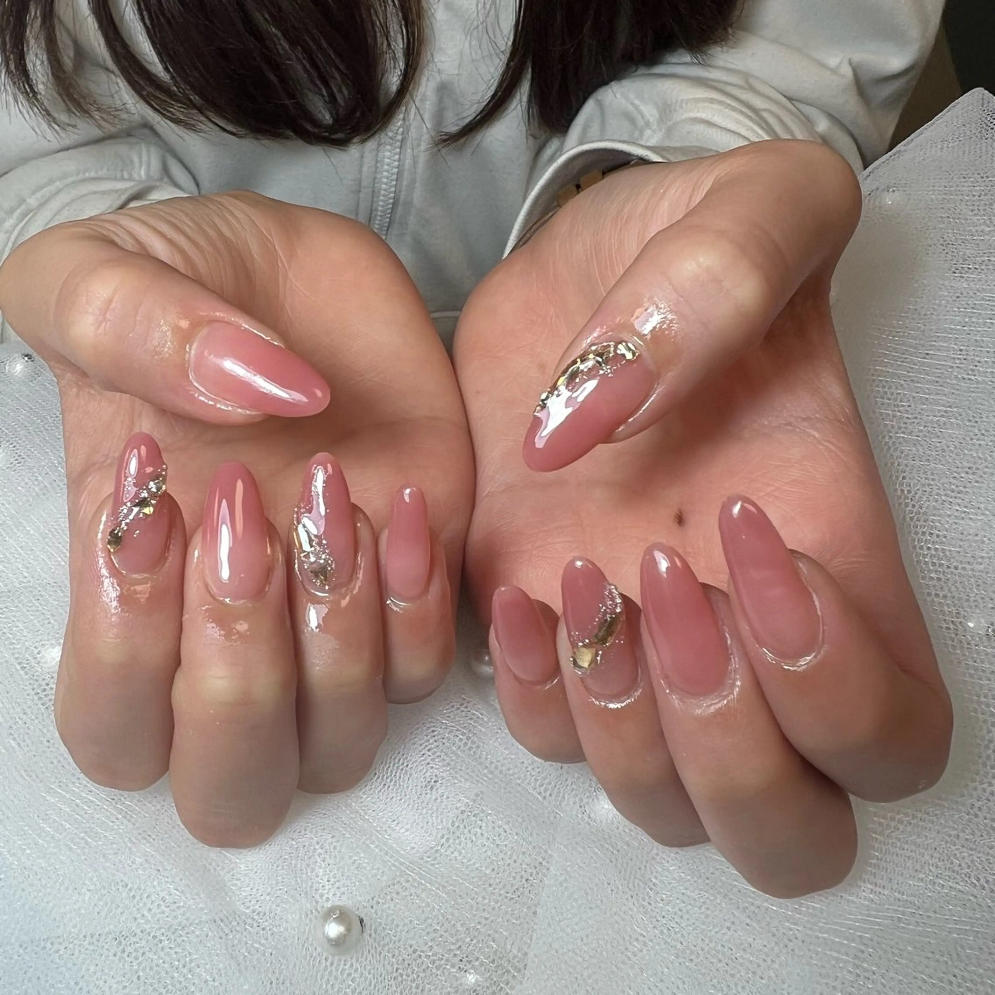 オフ込み自爪デザイン6本までの写真