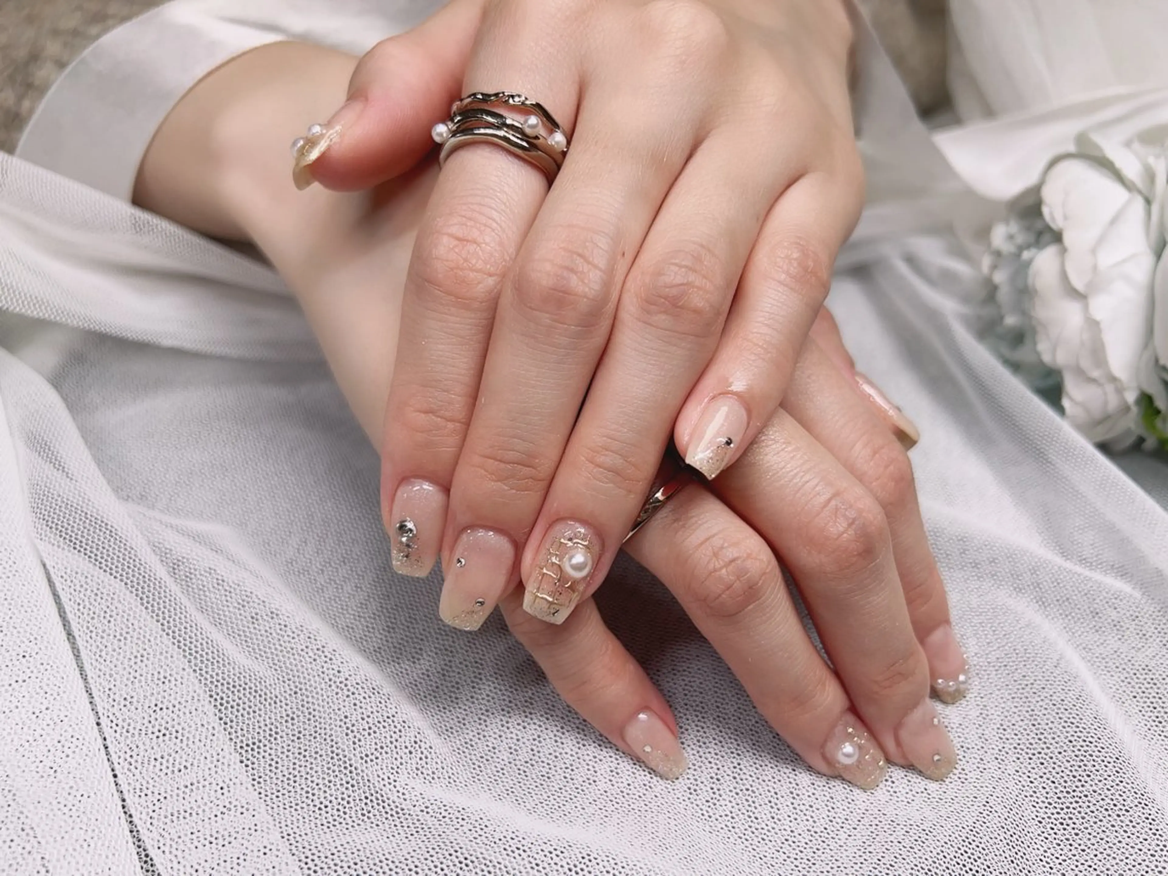 ネイル ワンホンネイル 林 ゆいのネイルデザイン