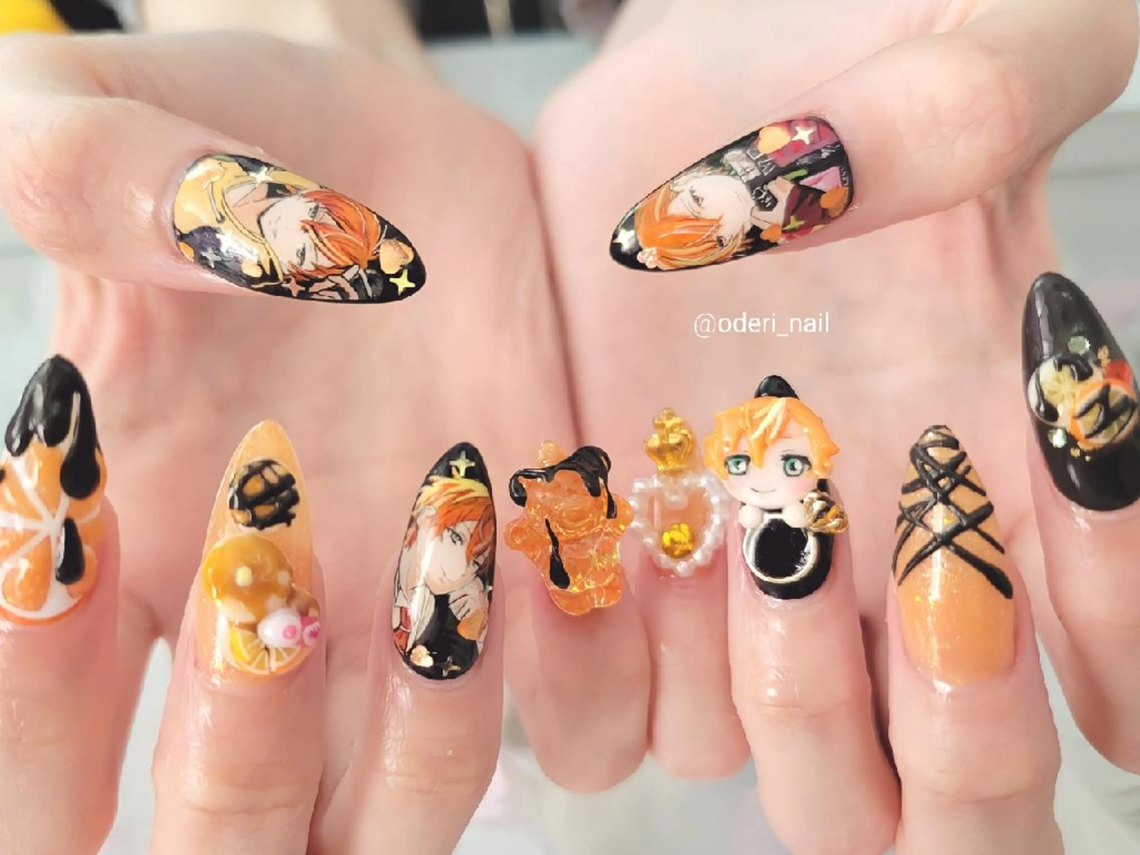 ネイル アートネイル ジェルネイル おで@ oderi_nailのネイルデザイン