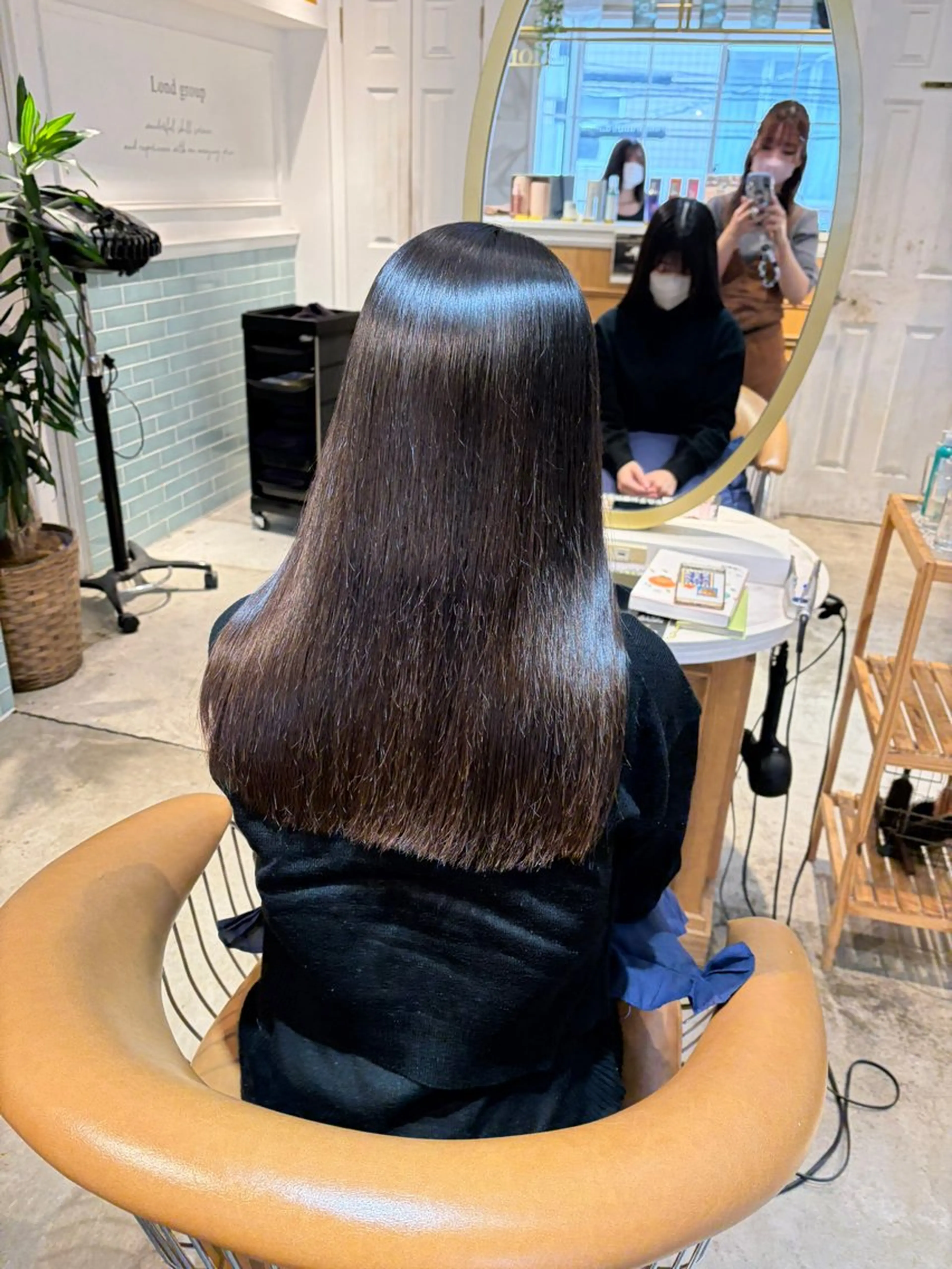 ロング 髪質改善 縮毛矯正 カット ヘアカラー トリートメント ヘアセット 髪質改善/ボブ /韓国/erikoのヘアスタイル