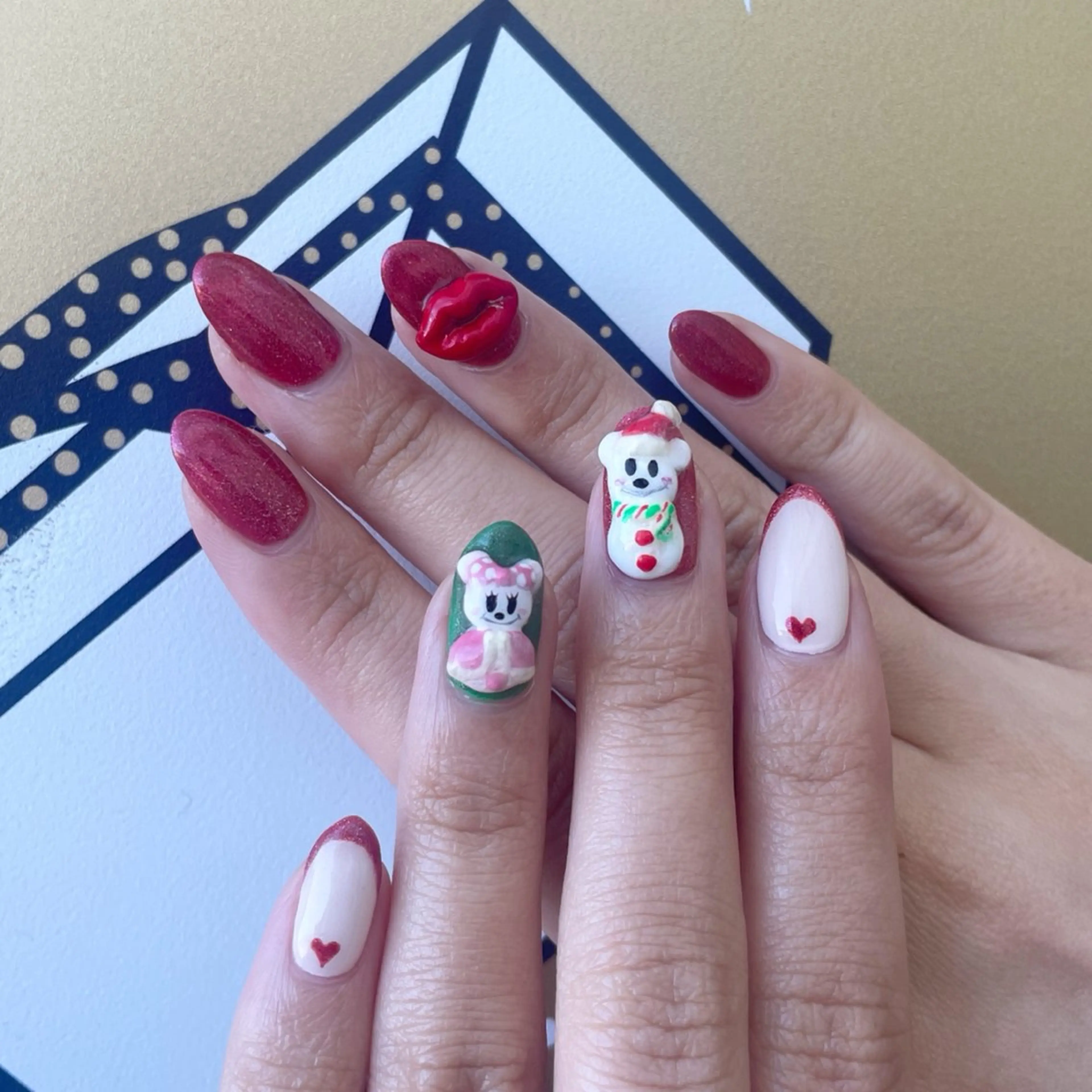 メンズ ネイル Chérinail 爪のお手入れのネイルデザイン