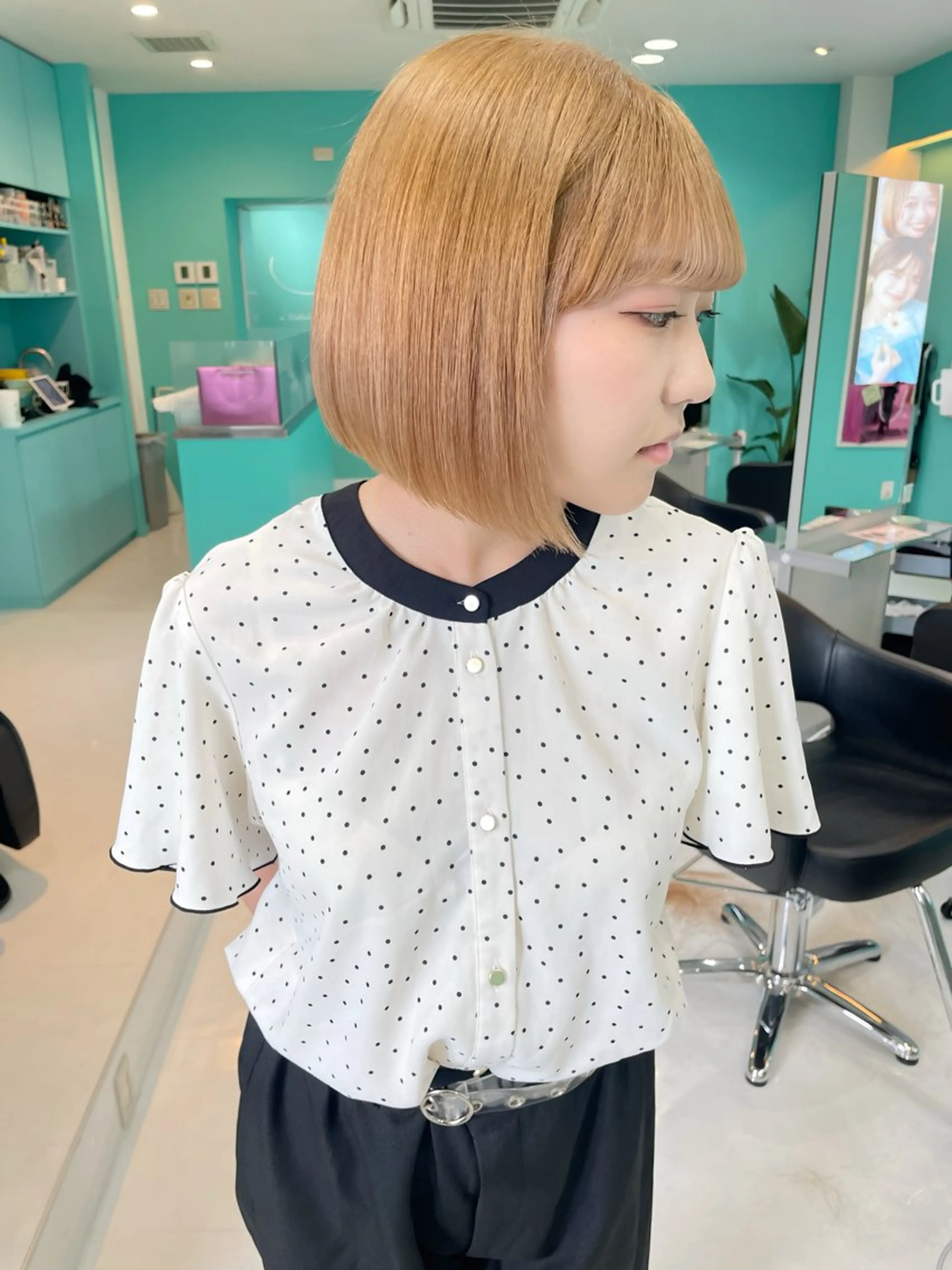 ショート カラー ブリーチ ダブルカラー ボブ カット ヘアカラー 🫧ショート/ボブ 池袋西口・泡渕✂️のヘアスタイル
